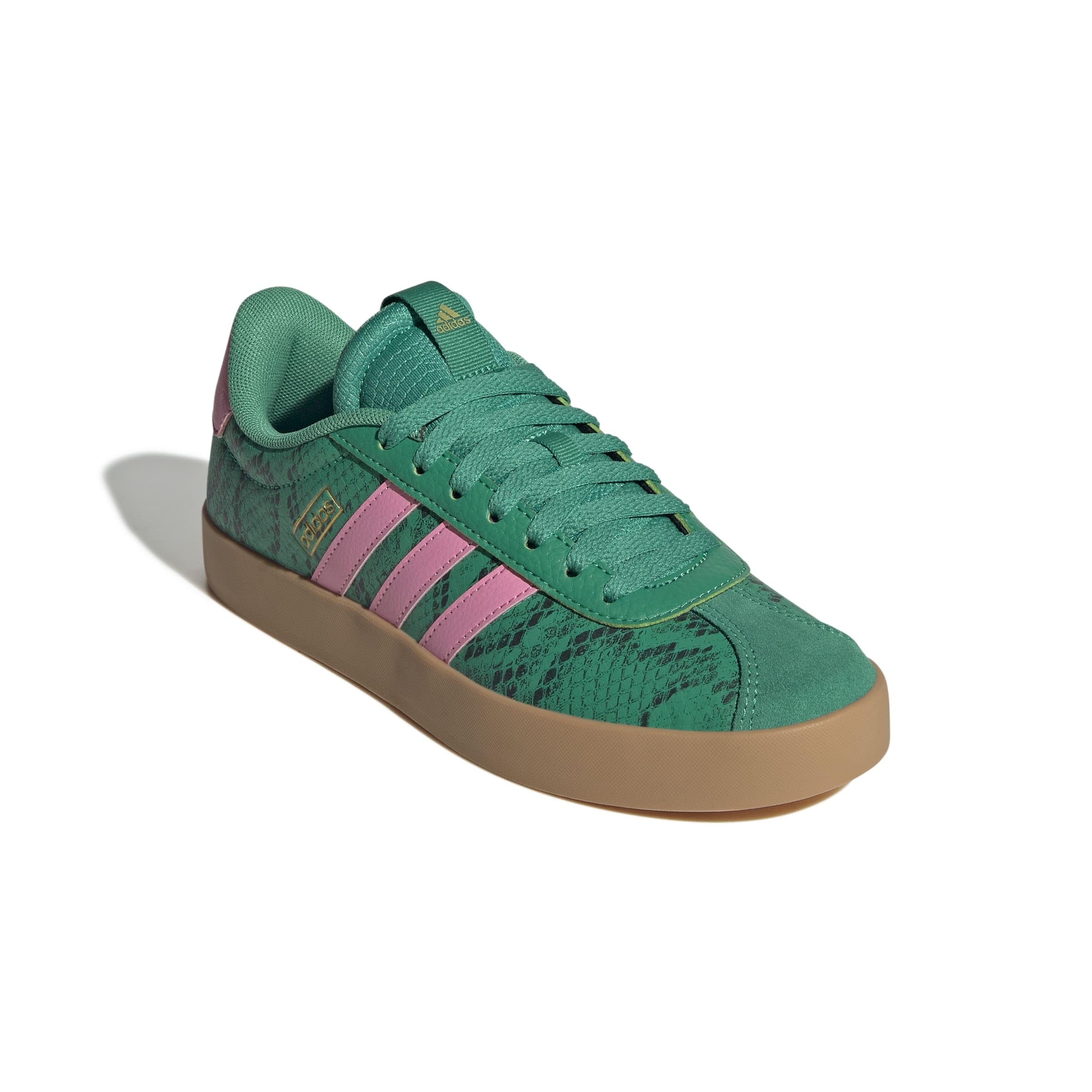 Adidas VL Court 3.0 Femme Court Green Bliss Pink Gold Met F