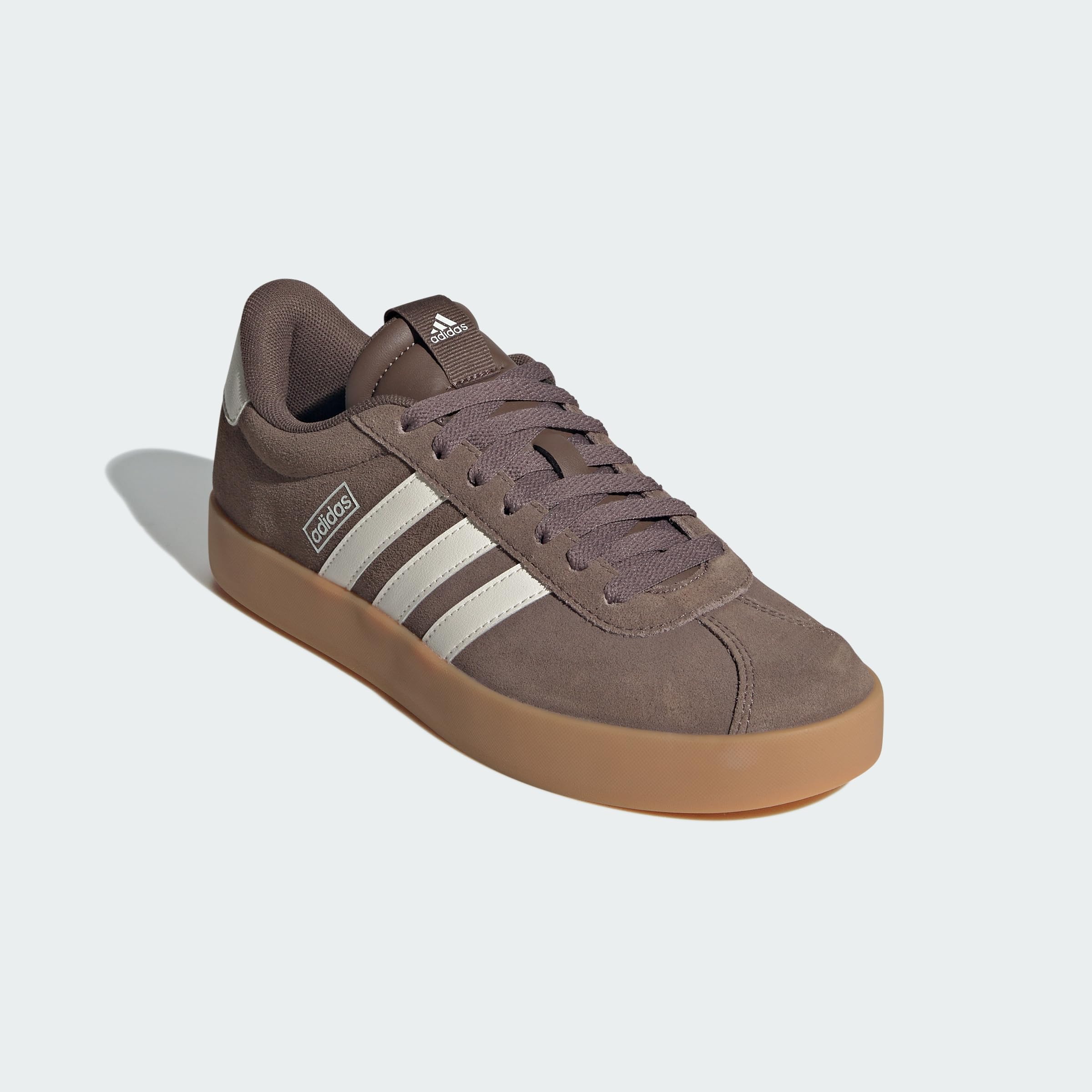 Adidas VL Court 3.0 Femme Earth Strata Chalk White Gum-3 F