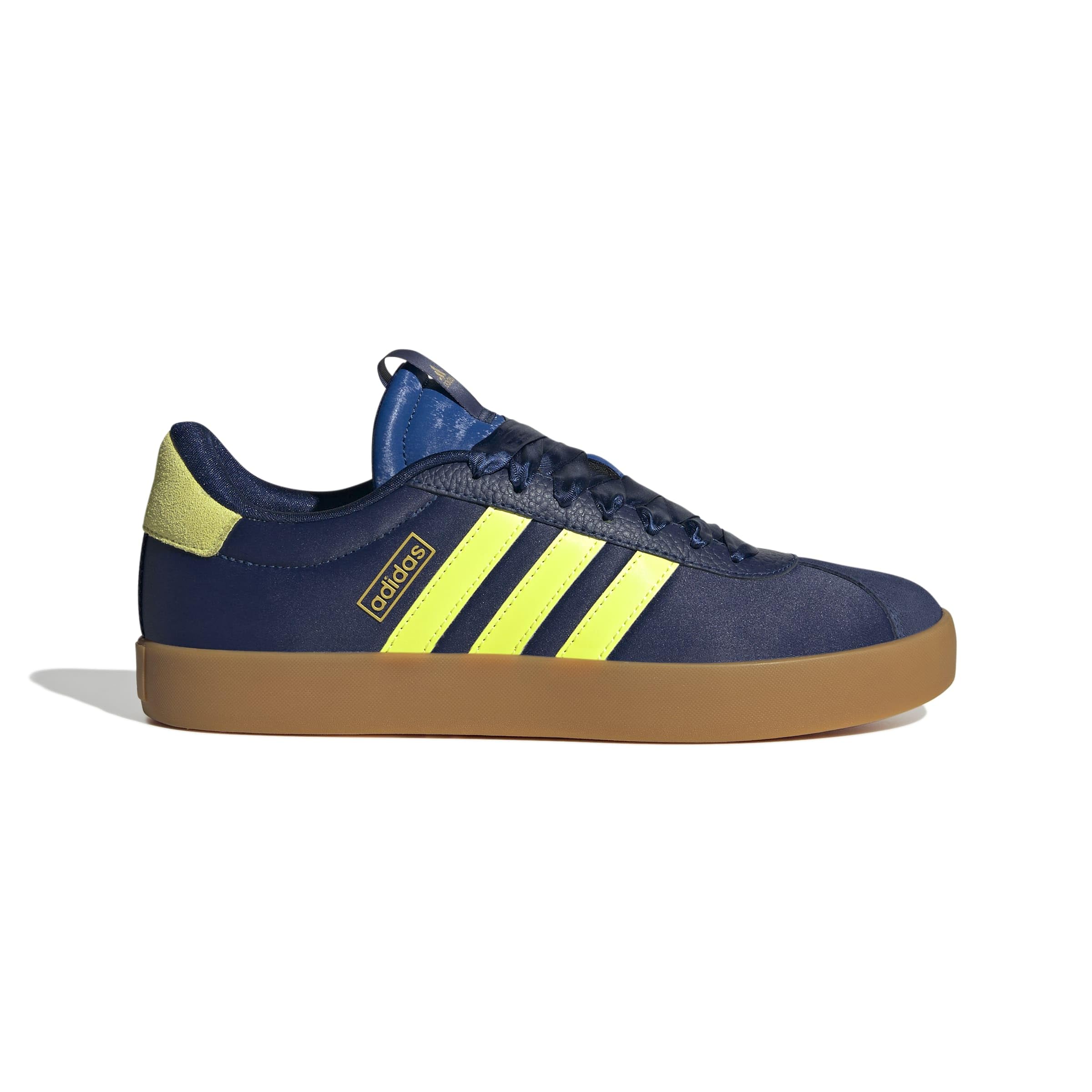 Adidas VL Court 3.0 Femme Dark Blue Hi Res Yellow Gold Met F