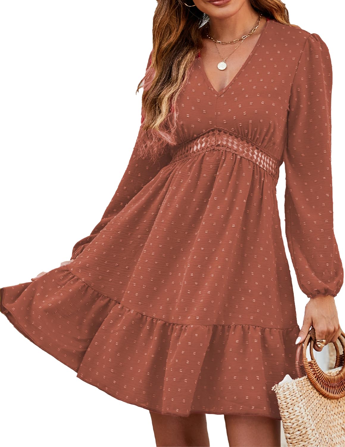 Robe d’Été Femme C-Marron I