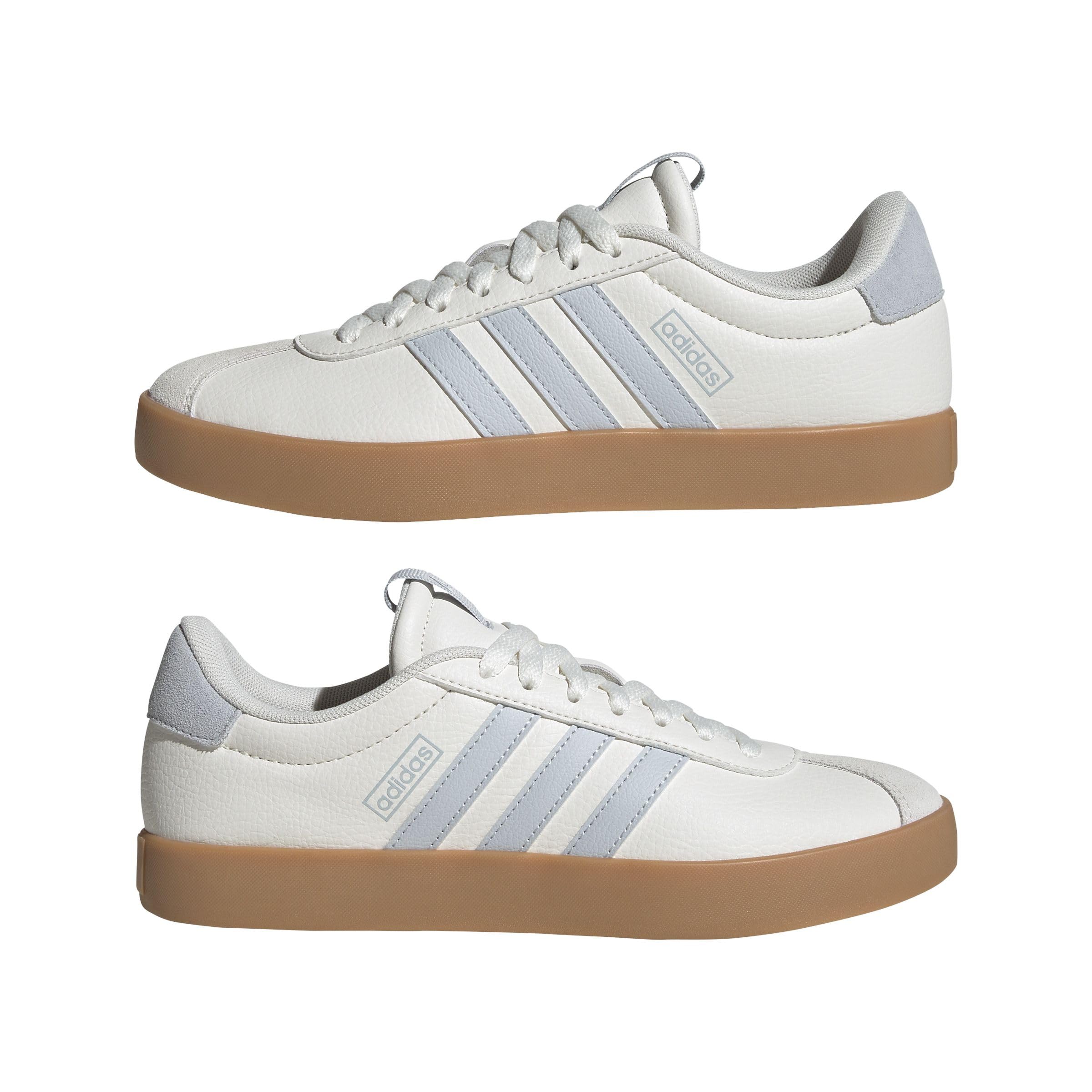 Adidas VL Court 3.0 Femme Core White Halo Blue Gum-3 F