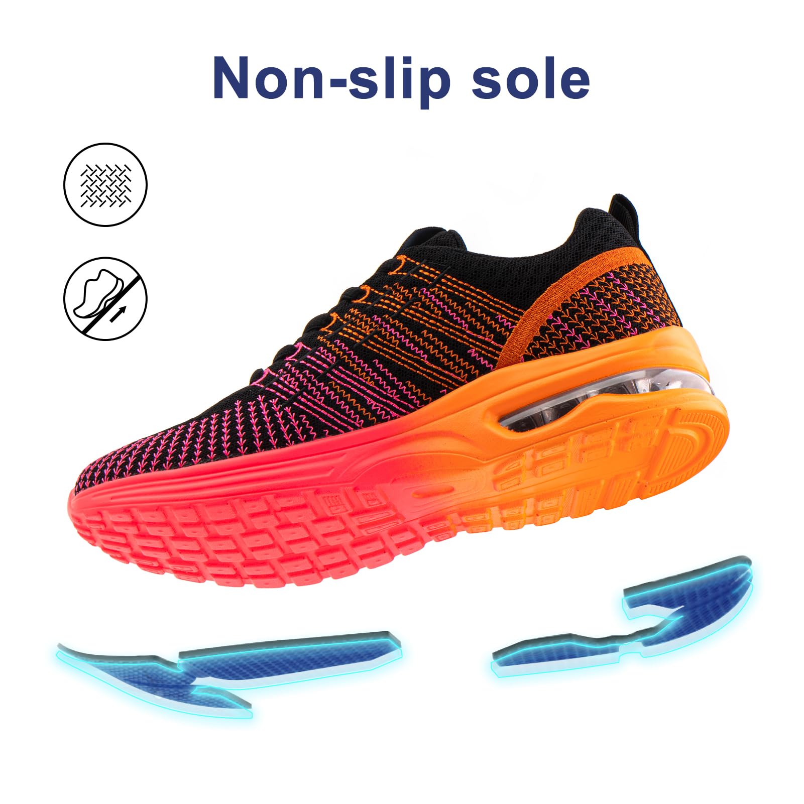 Baskets Running Femme Orange G