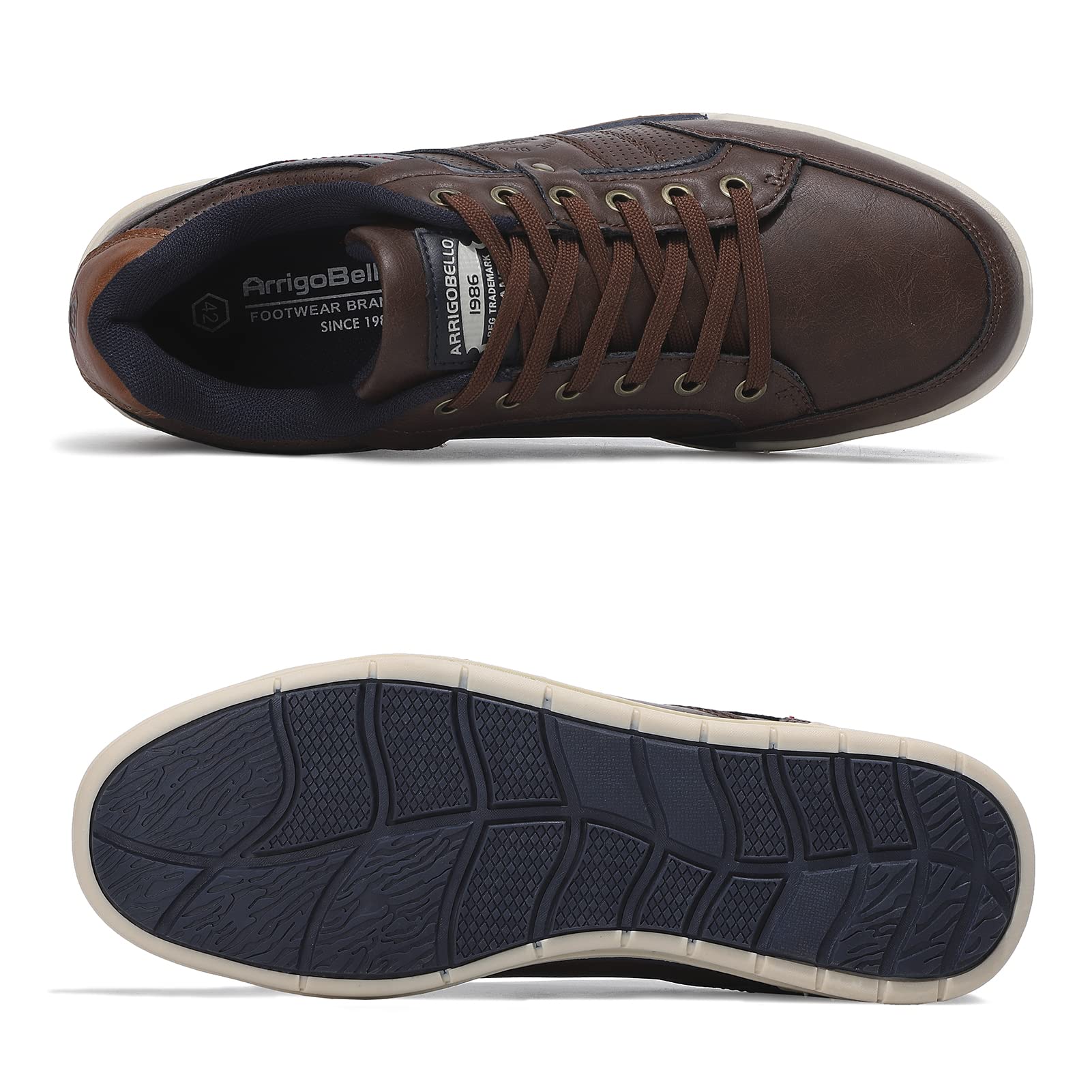 Baskets Homme Ville Casual B Marron H