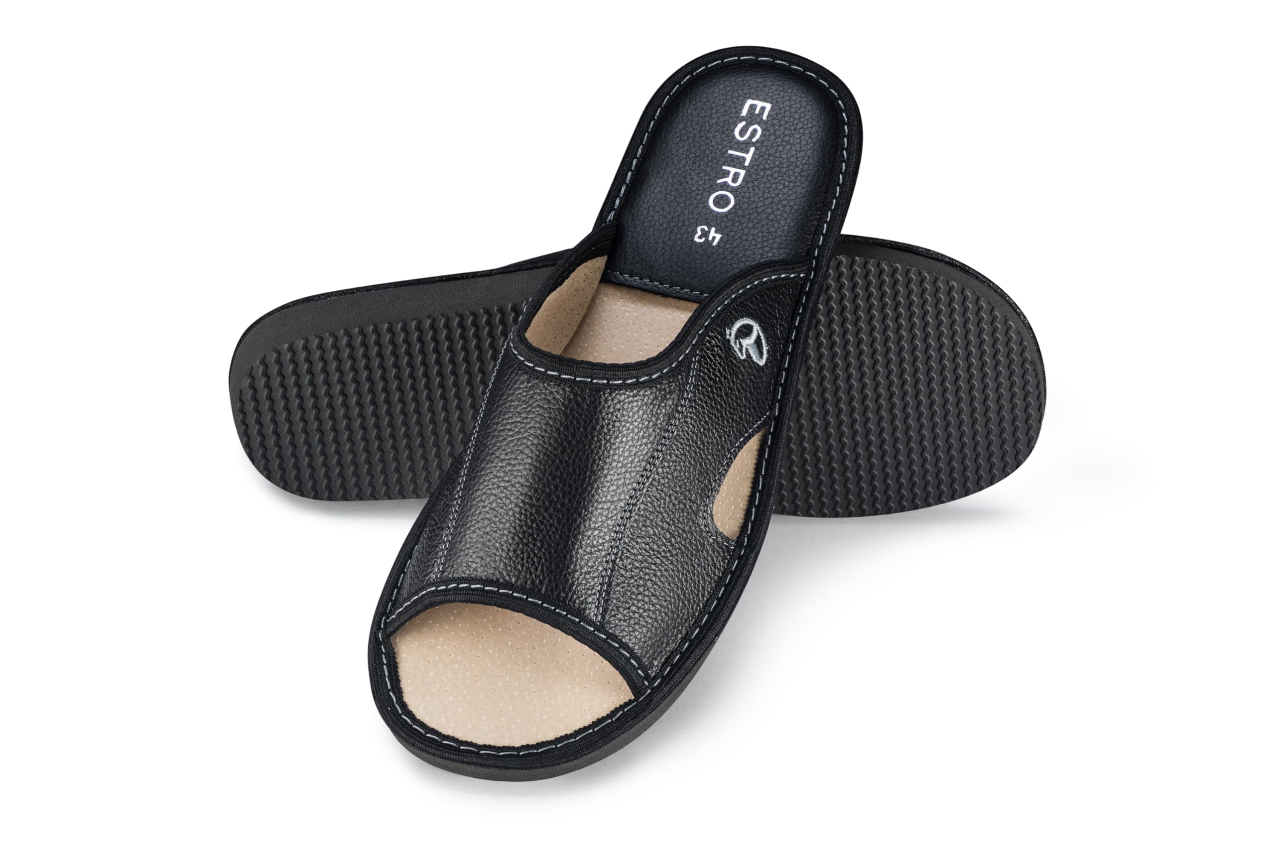 Chaussons Homme Noir D