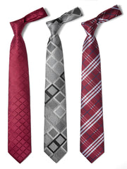 Lot 3 PCS Cravates Homme T3-25 E