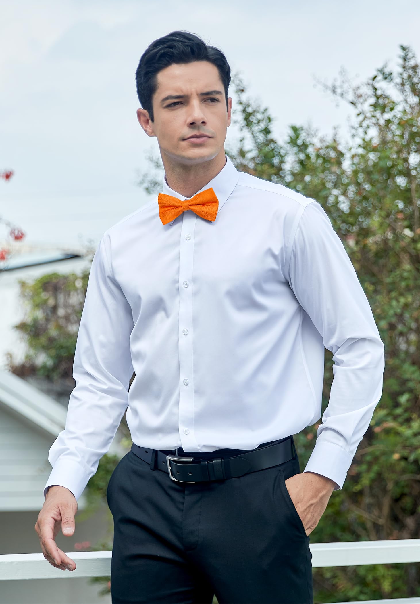 Nœud Papillon G Orange-2 G