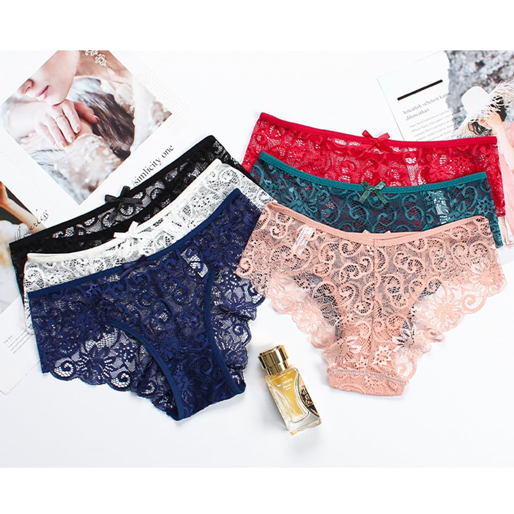 Culottes Dentelle Lot de 6 Mélangées C