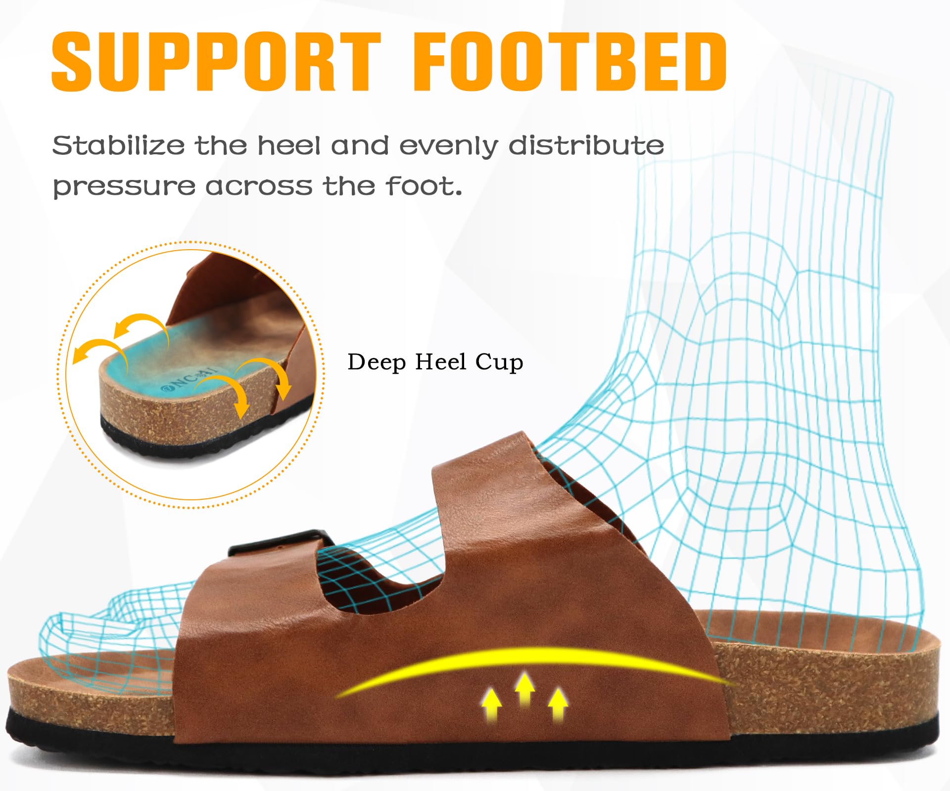 Sandales Mules Camel E