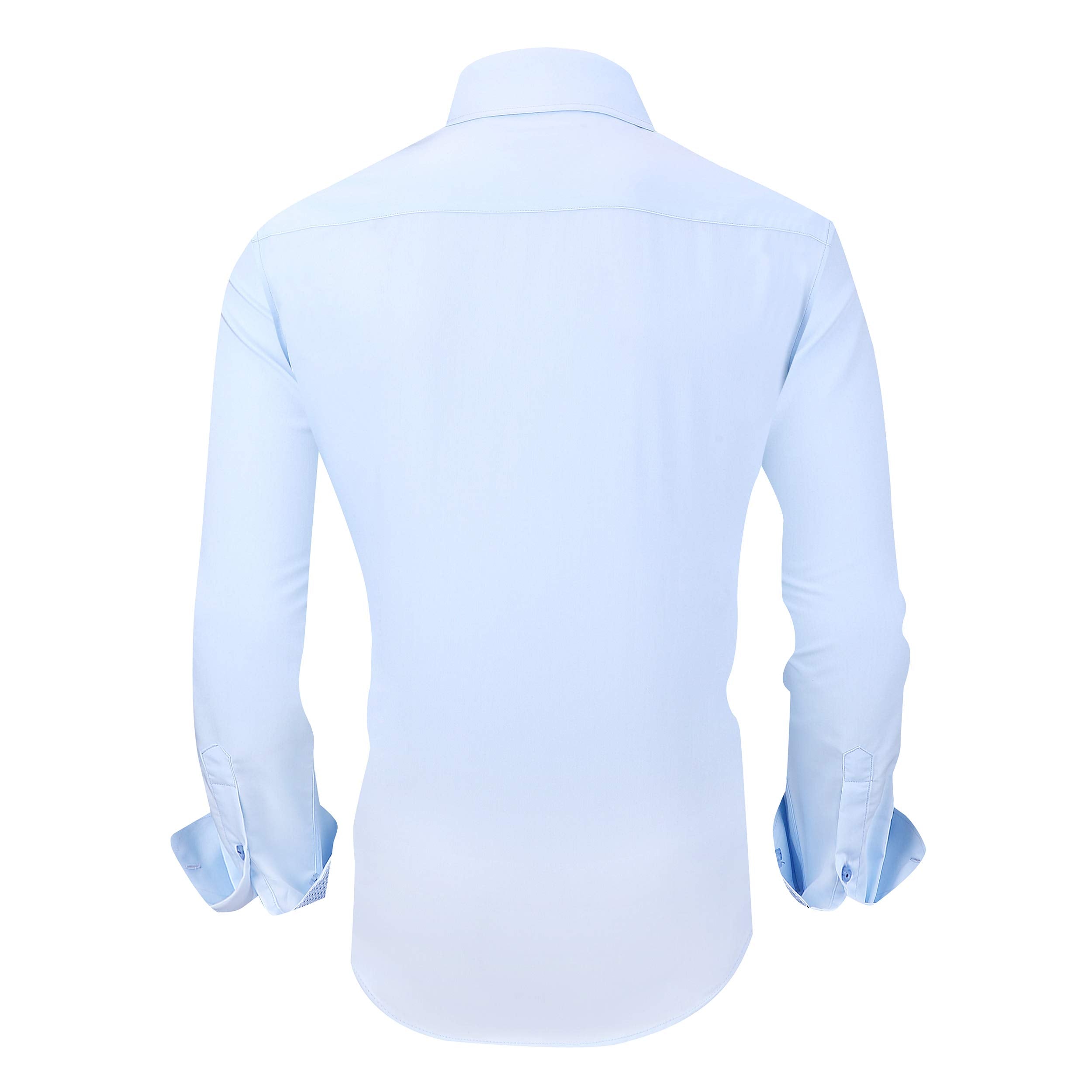 Chemise Homme Rayonne de Bambou Bleu C