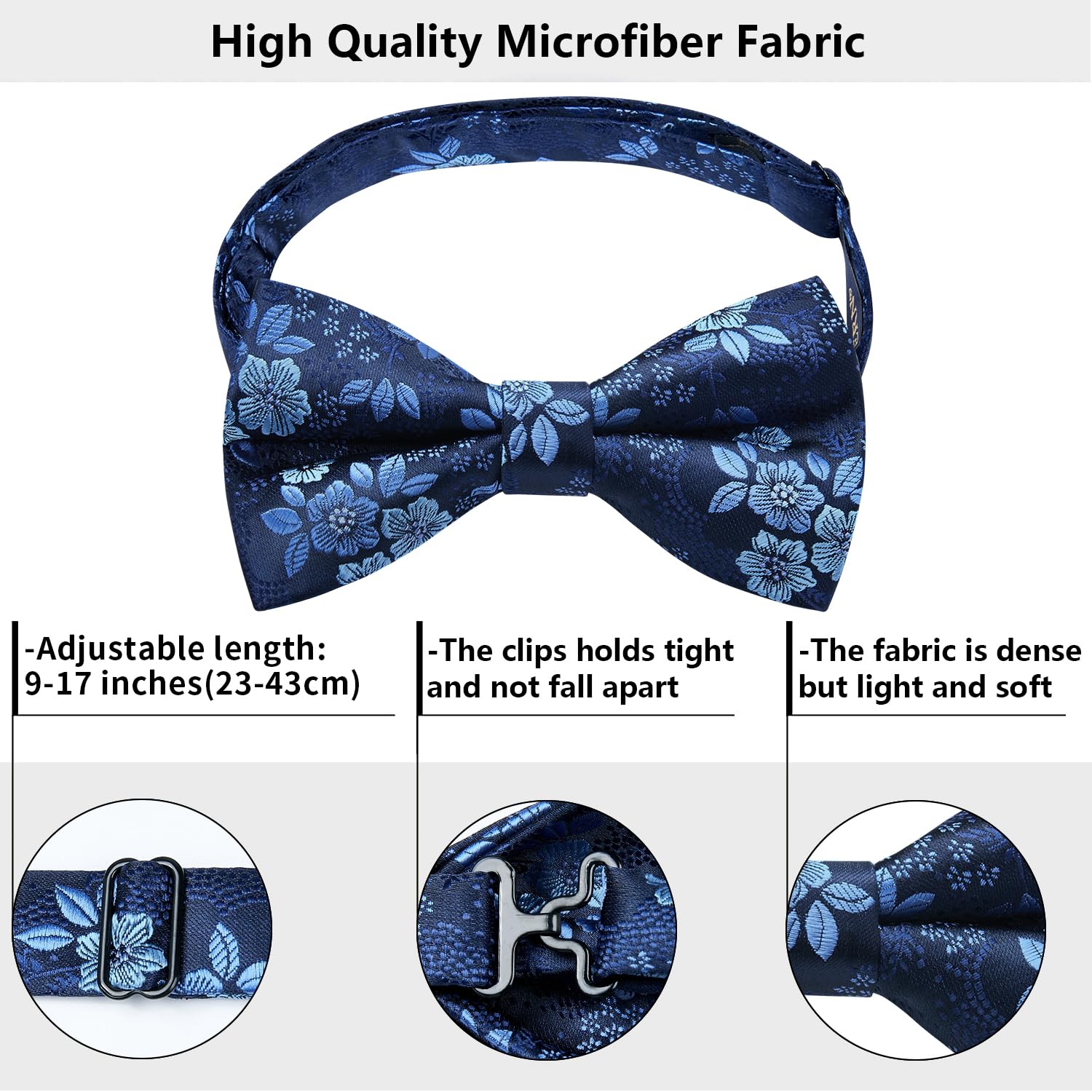 Nœud Papillon B Bleu Blanc G