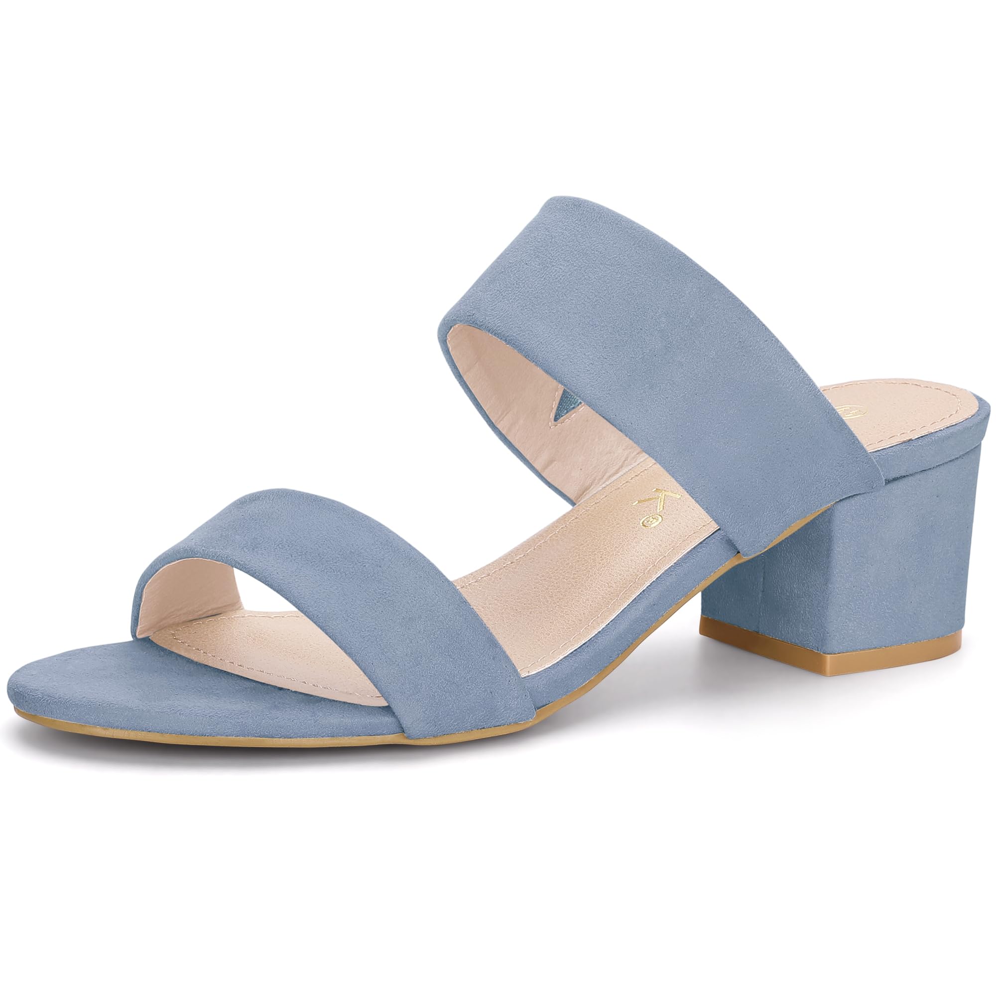 Sandales Femme Bout Ouvert Dunstblau E