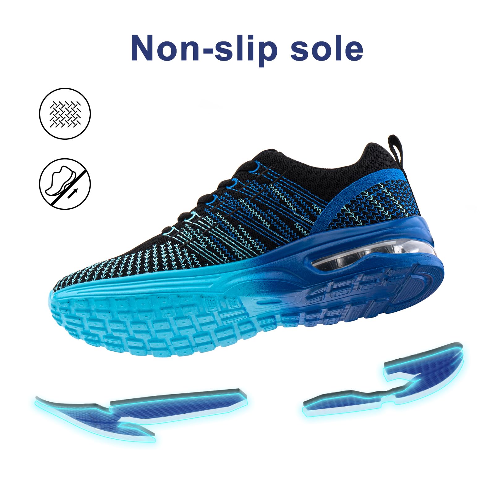 Baskets Running Femme Bleu G