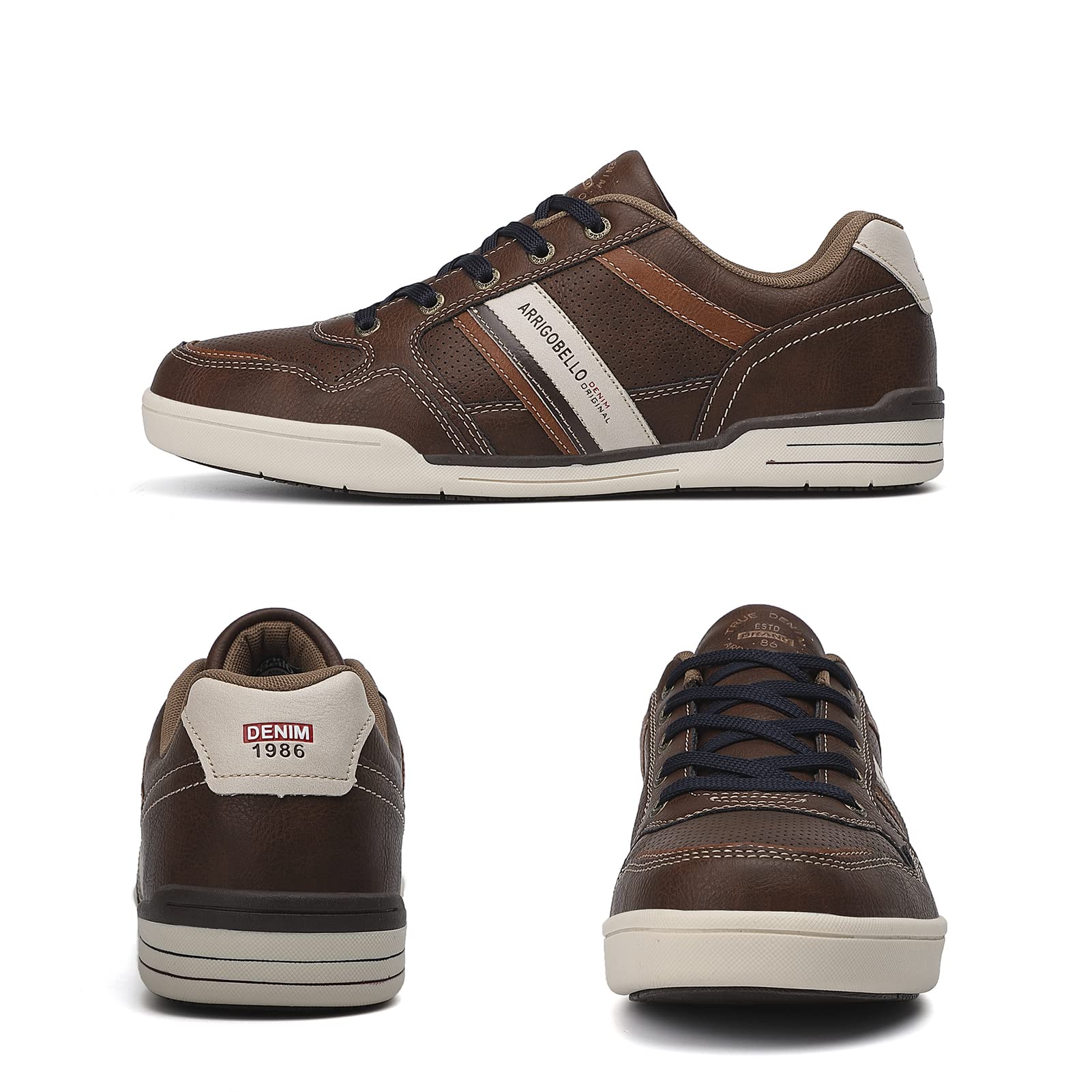 Baskets Homme Ville Casual F Marron H