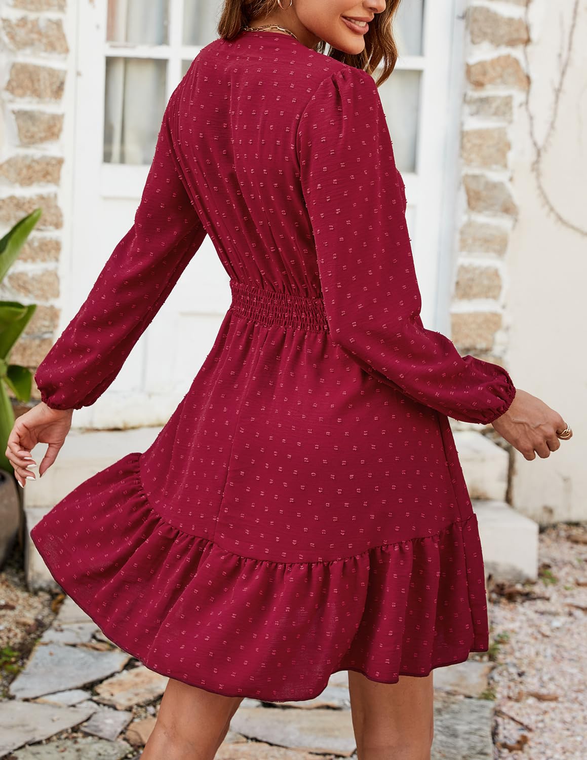 Robe d’Été Femme C-Rouge I