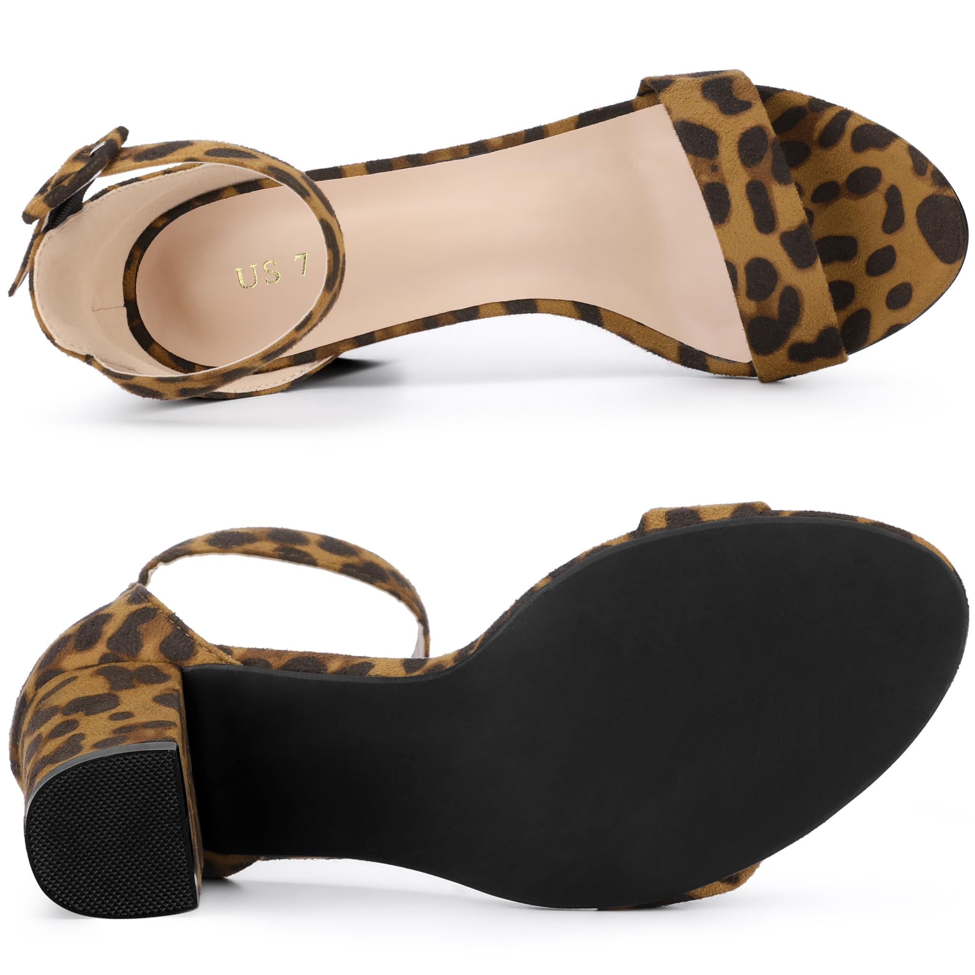 Sandales Femme à Bout Ouvert Léopard B