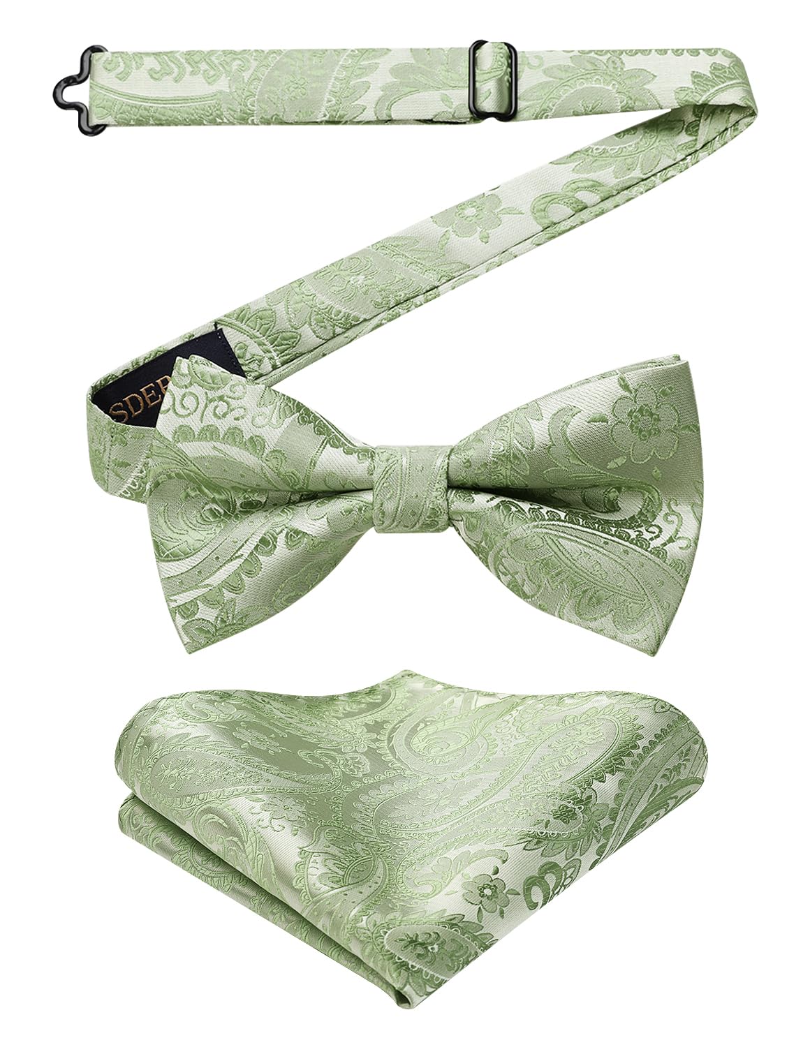 Nœud Papillon F Vert Sauge-1 G