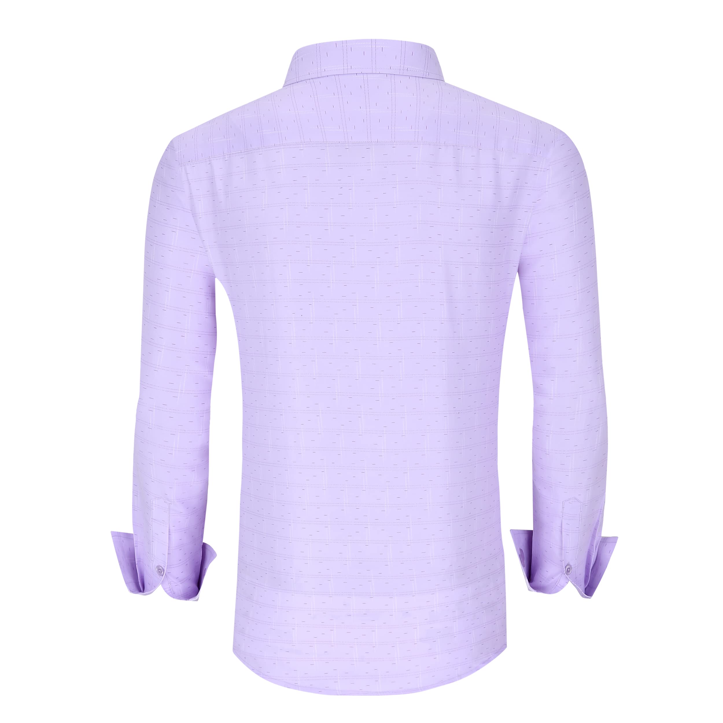Chemise Homme  Élégante & Moderne Purple-7281 E
