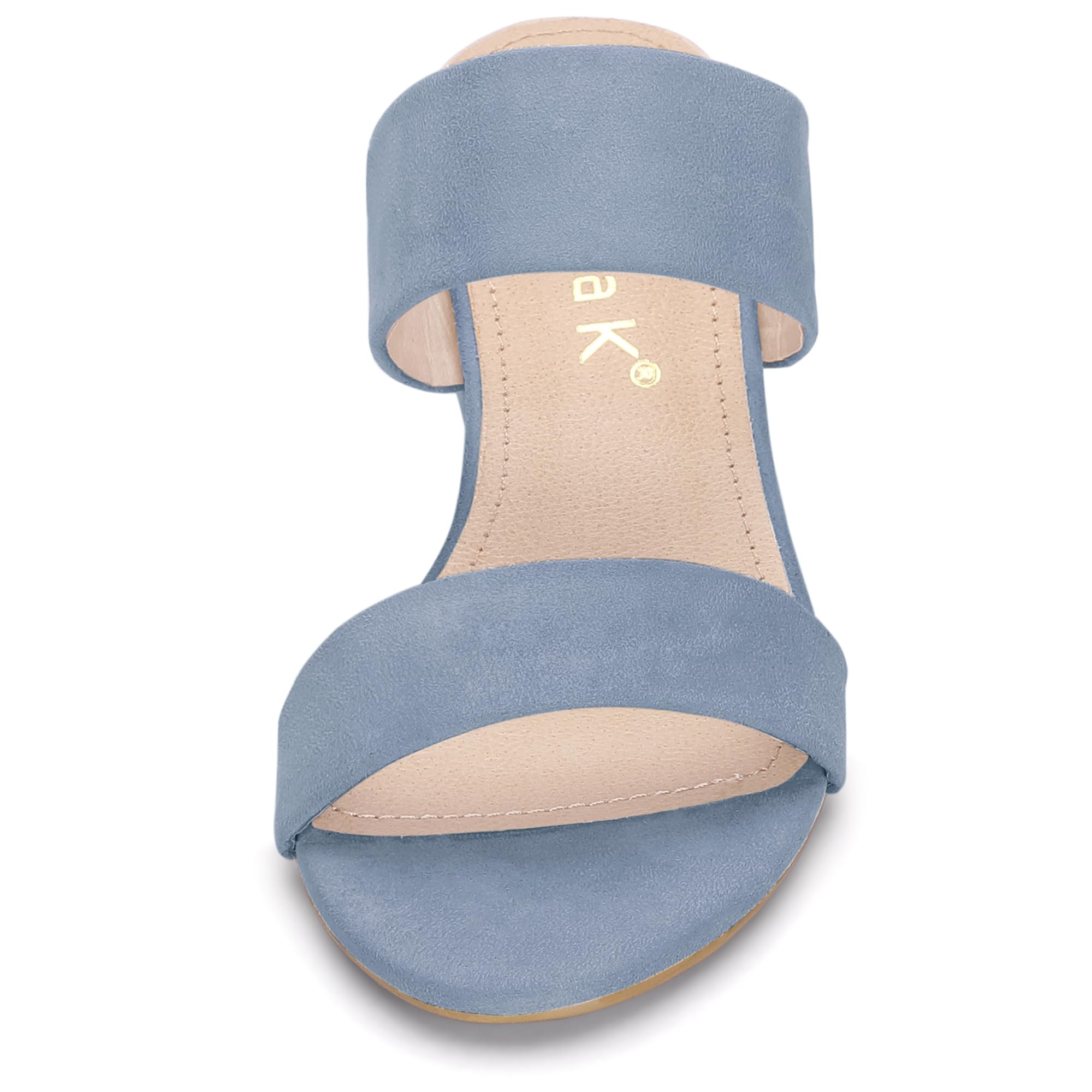 Sandales Femme Bout Ouvert Dunstblau E