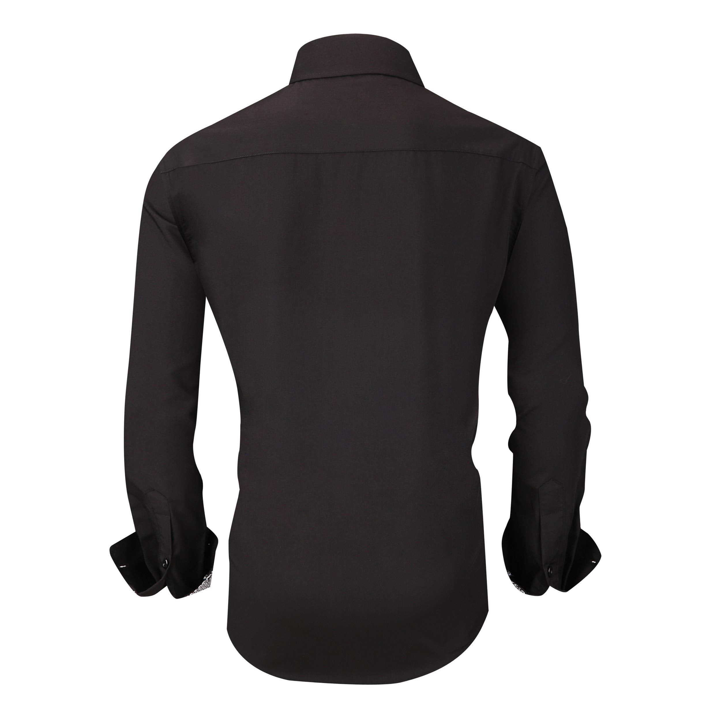 Chemise Homme Rayonne de Bambou Noir C