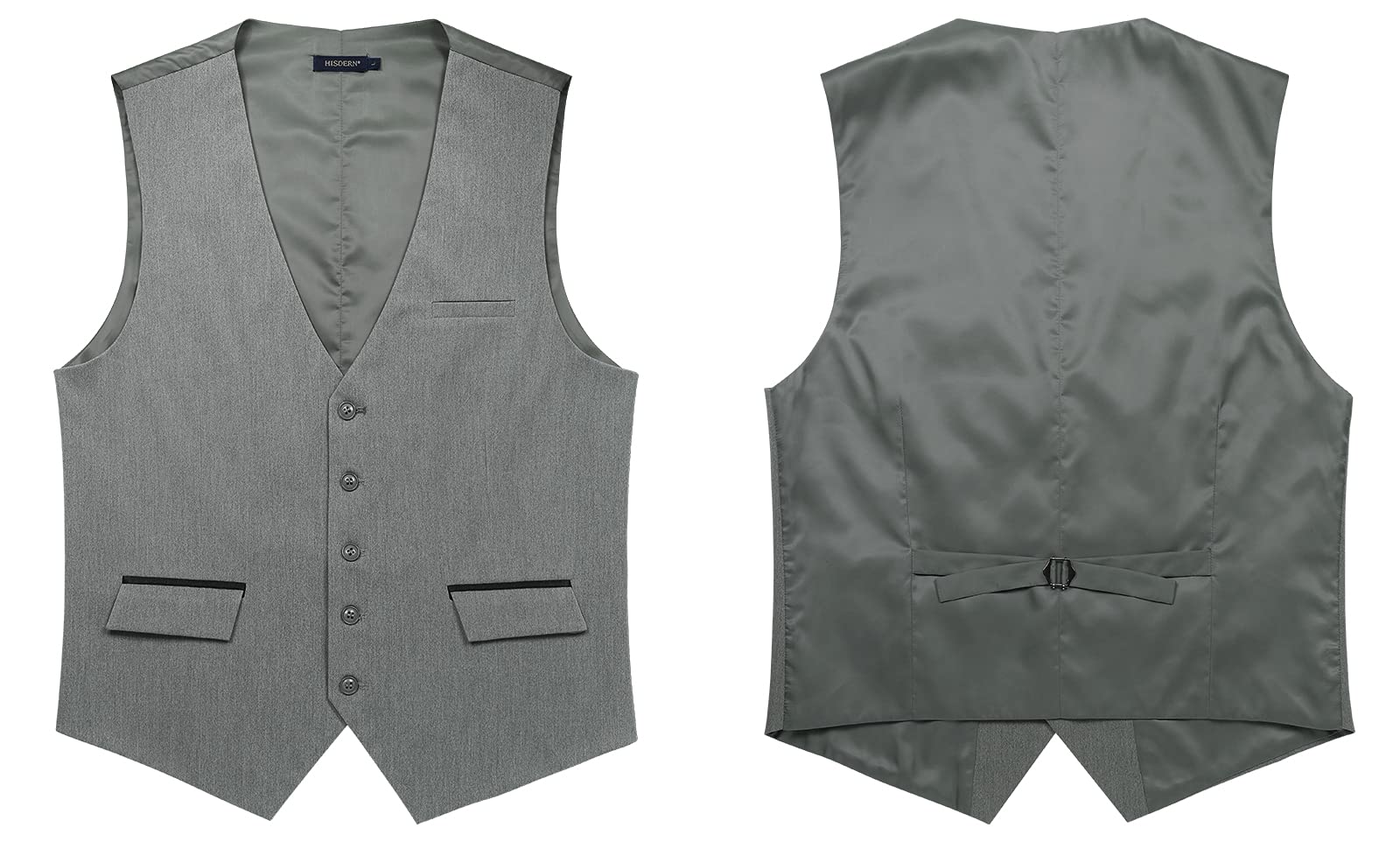 Gilet Costume Homme Gris D