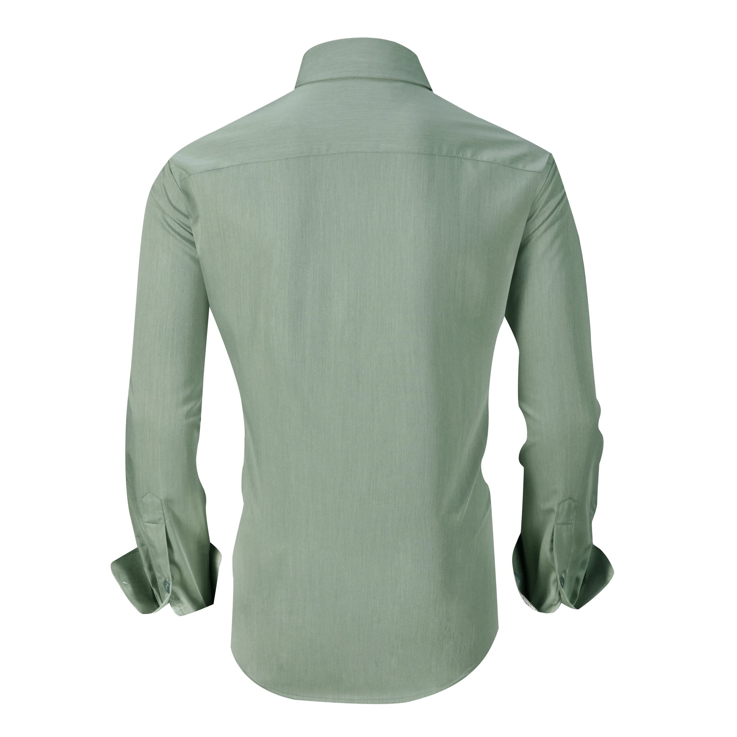 Chemise Homme Rayonne de Bambou Olivine C