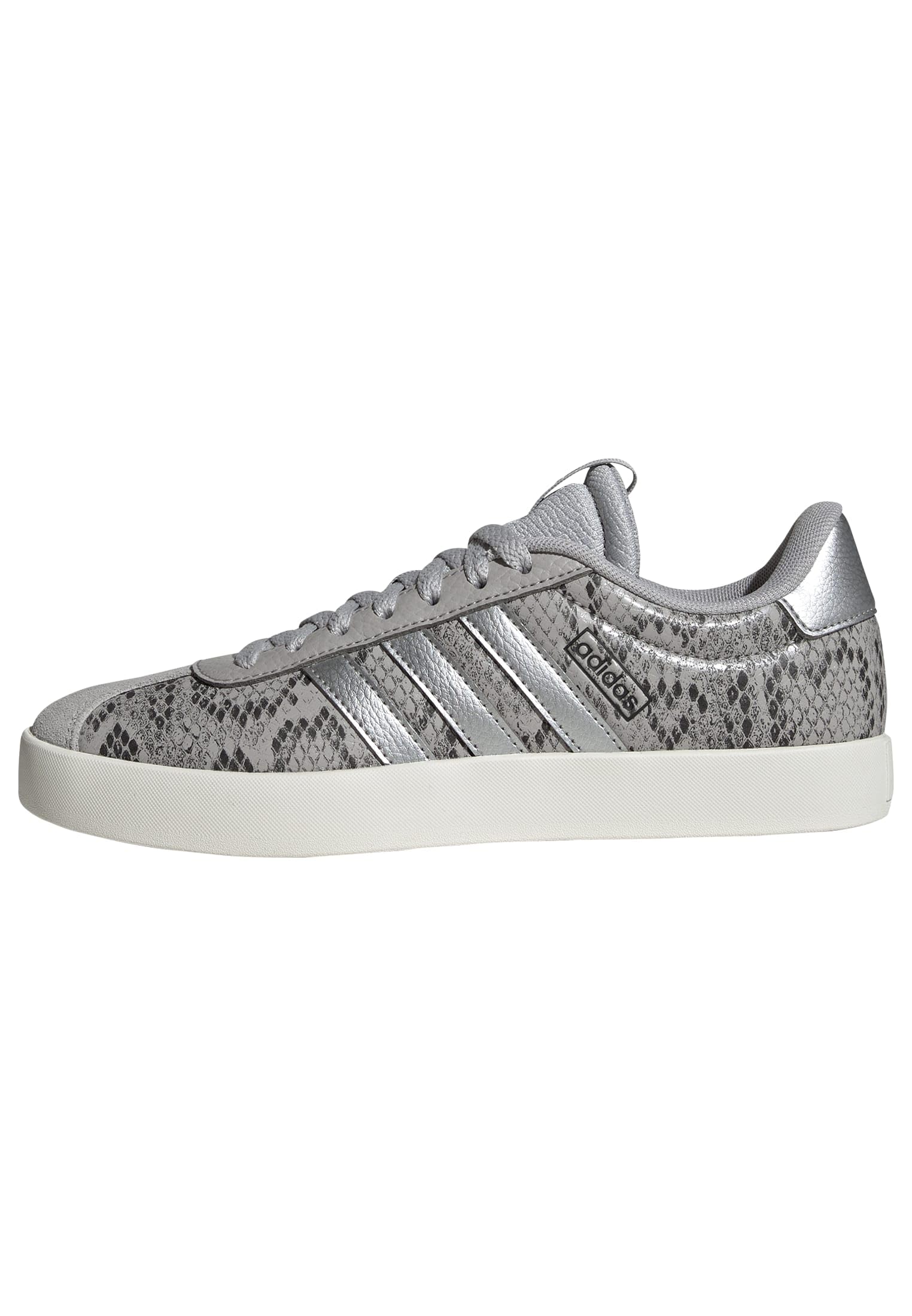 Adidas VL Court 3.0 Femme Grey Two Silver Met Off White F