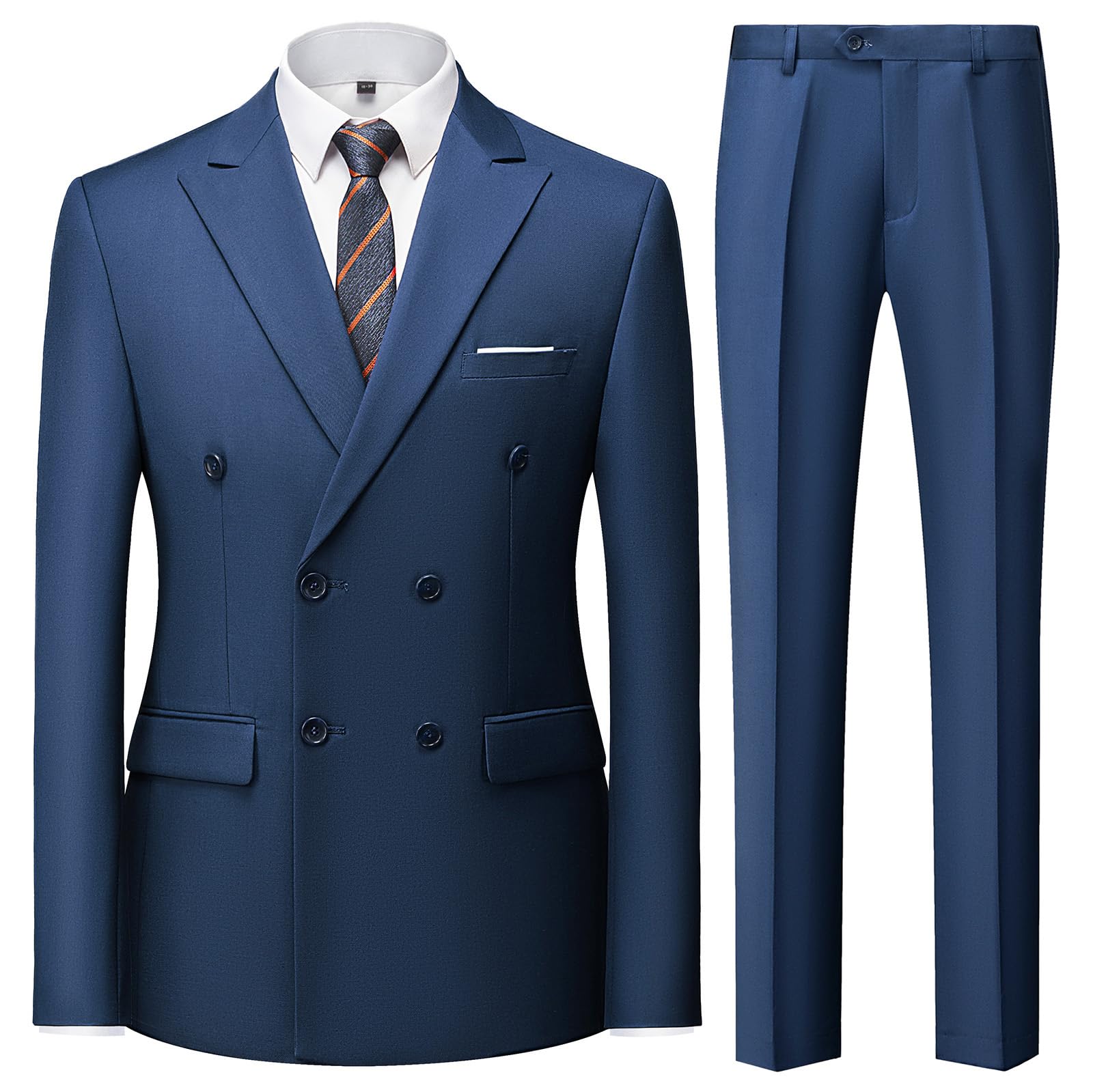 Costume Homme 2 Pièces Bleu Marin I