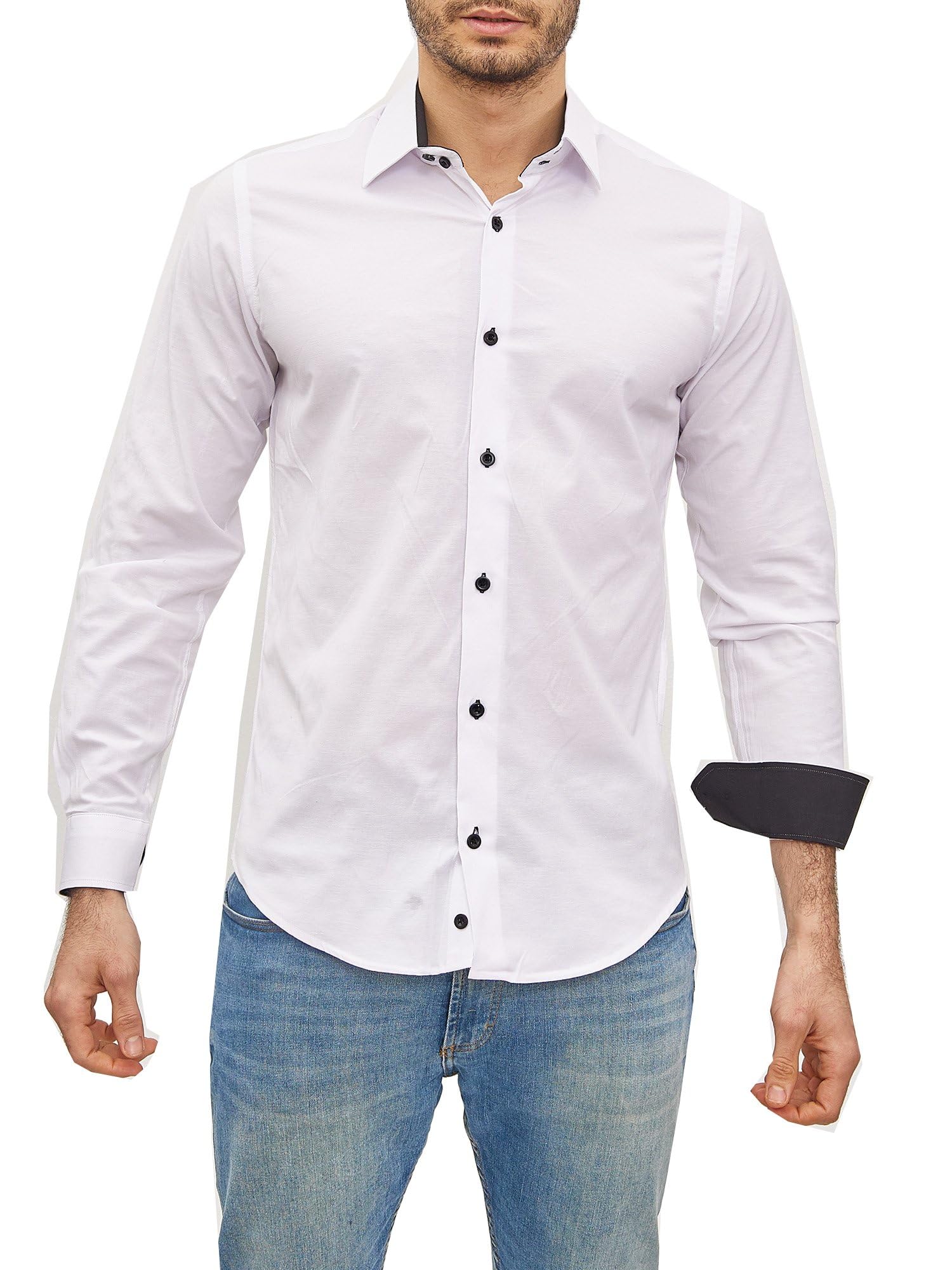 Chemise Homme Élégante & Polyvalente Blanc A
