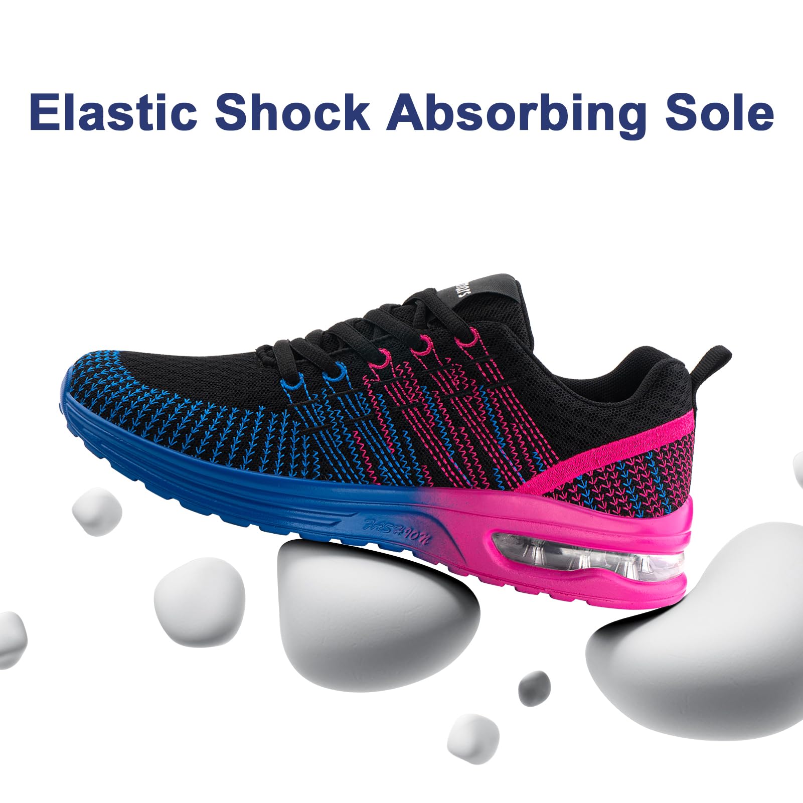 Baskets Running Femme Violet bleu G