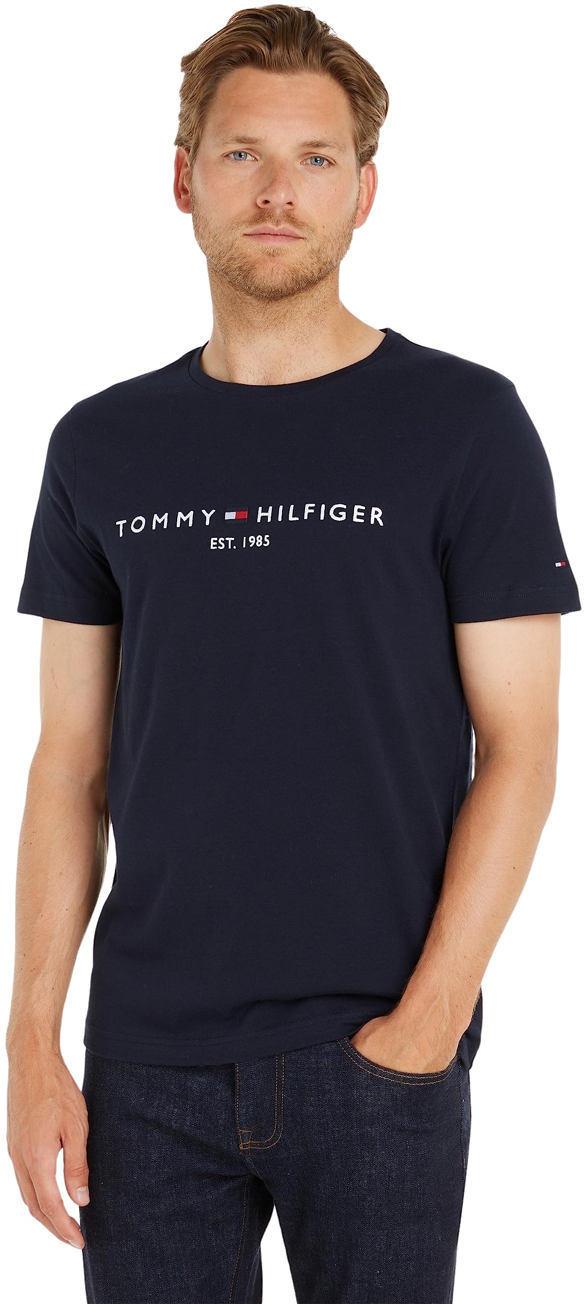 T-Shirt Tommy Hilfiger Bleue Sky Captain F