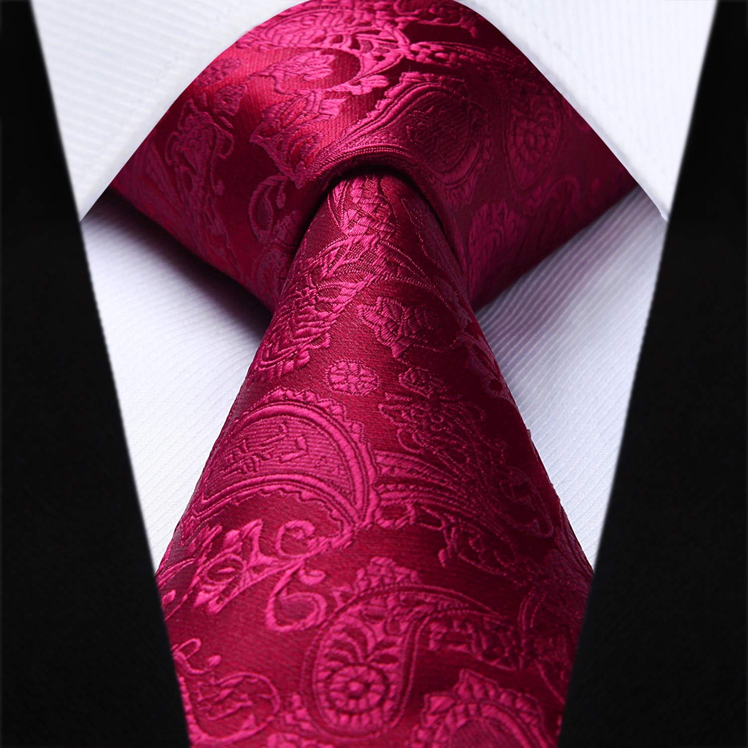 Gilet Homme plus Cravate & Pochette Vin Rouge F