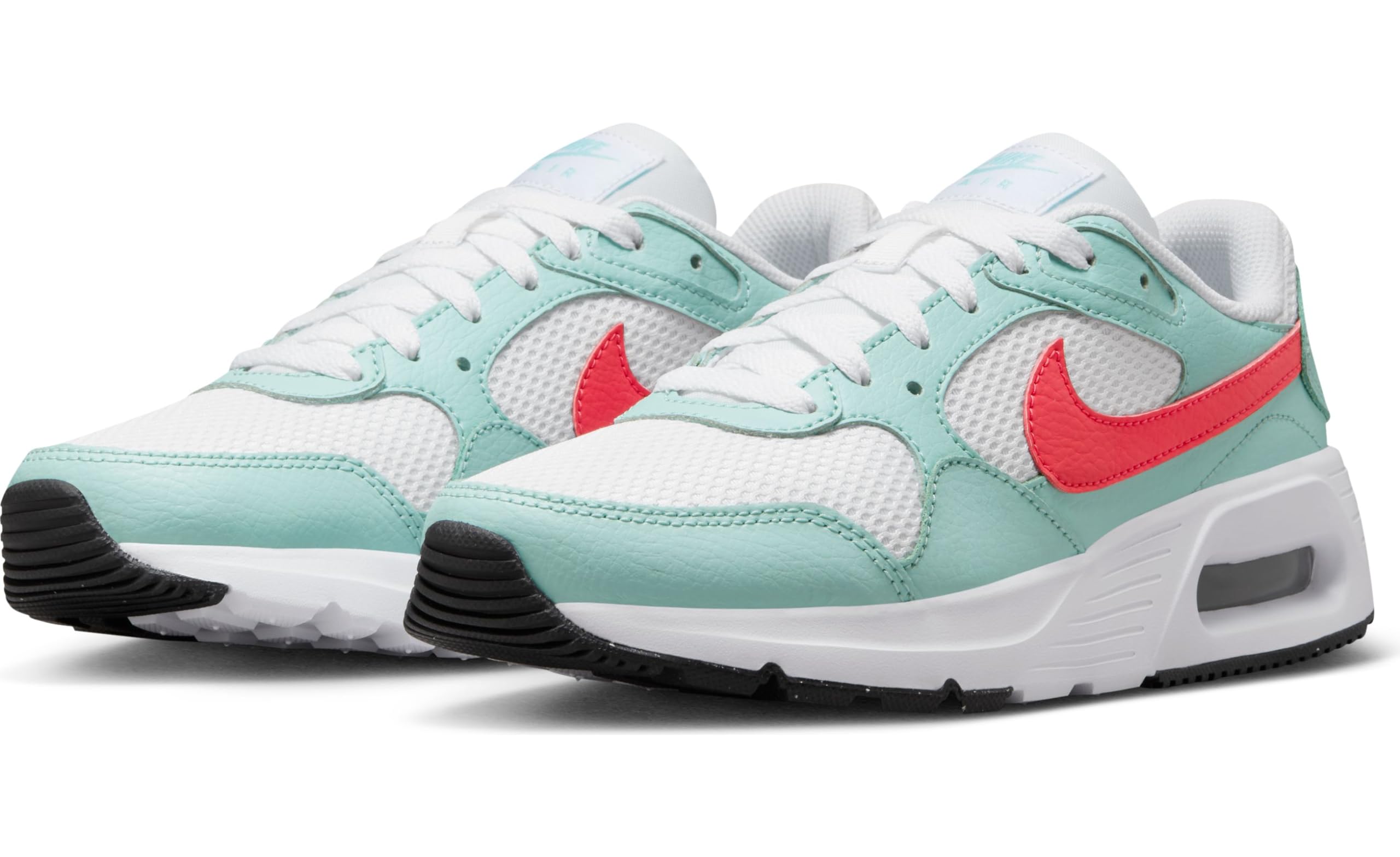 Nike Air Max SC White Lt Fusion Red Jade Ice Black J