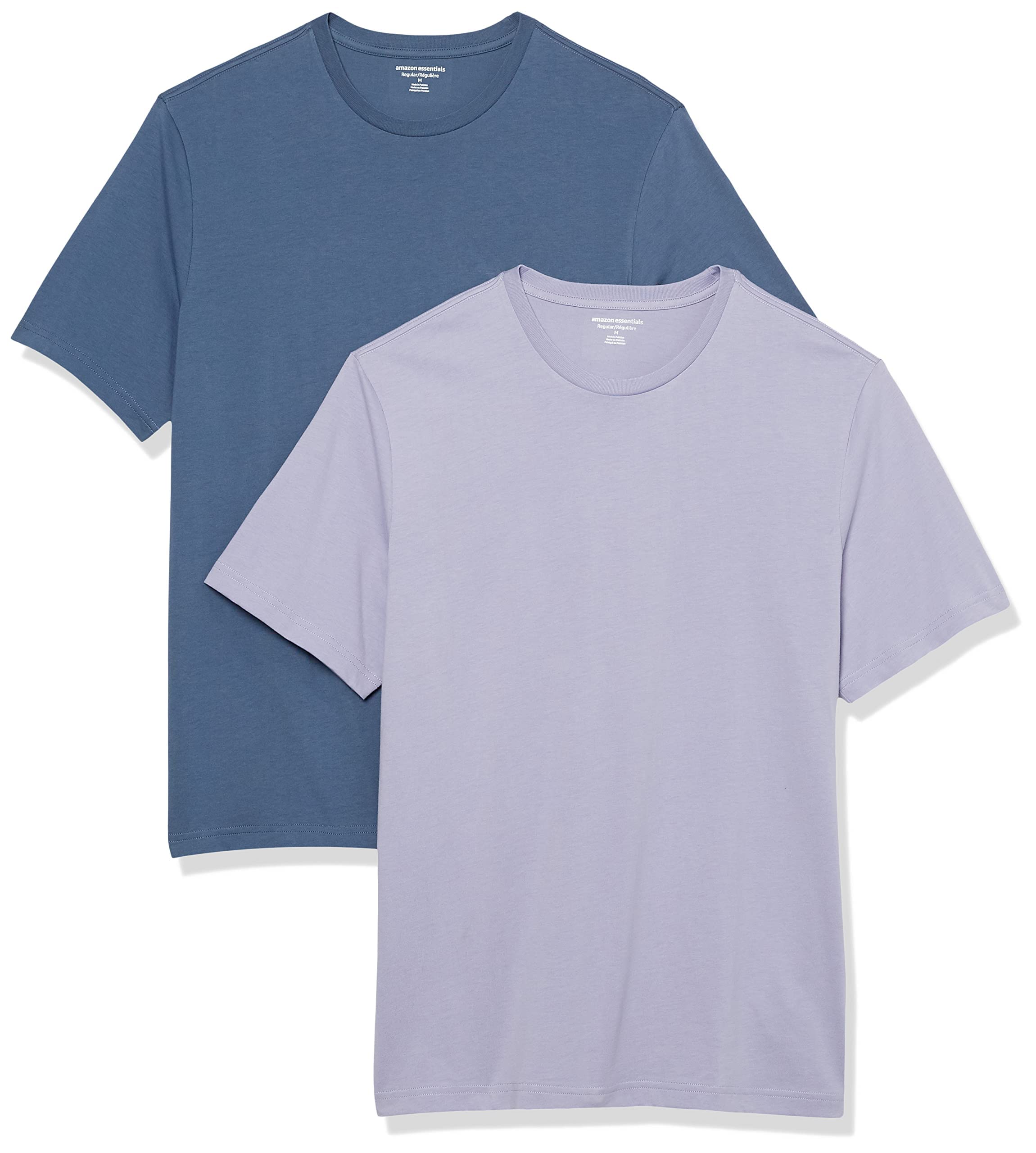 T-shirt Homme Confortable Bleu Délavé Lavande I