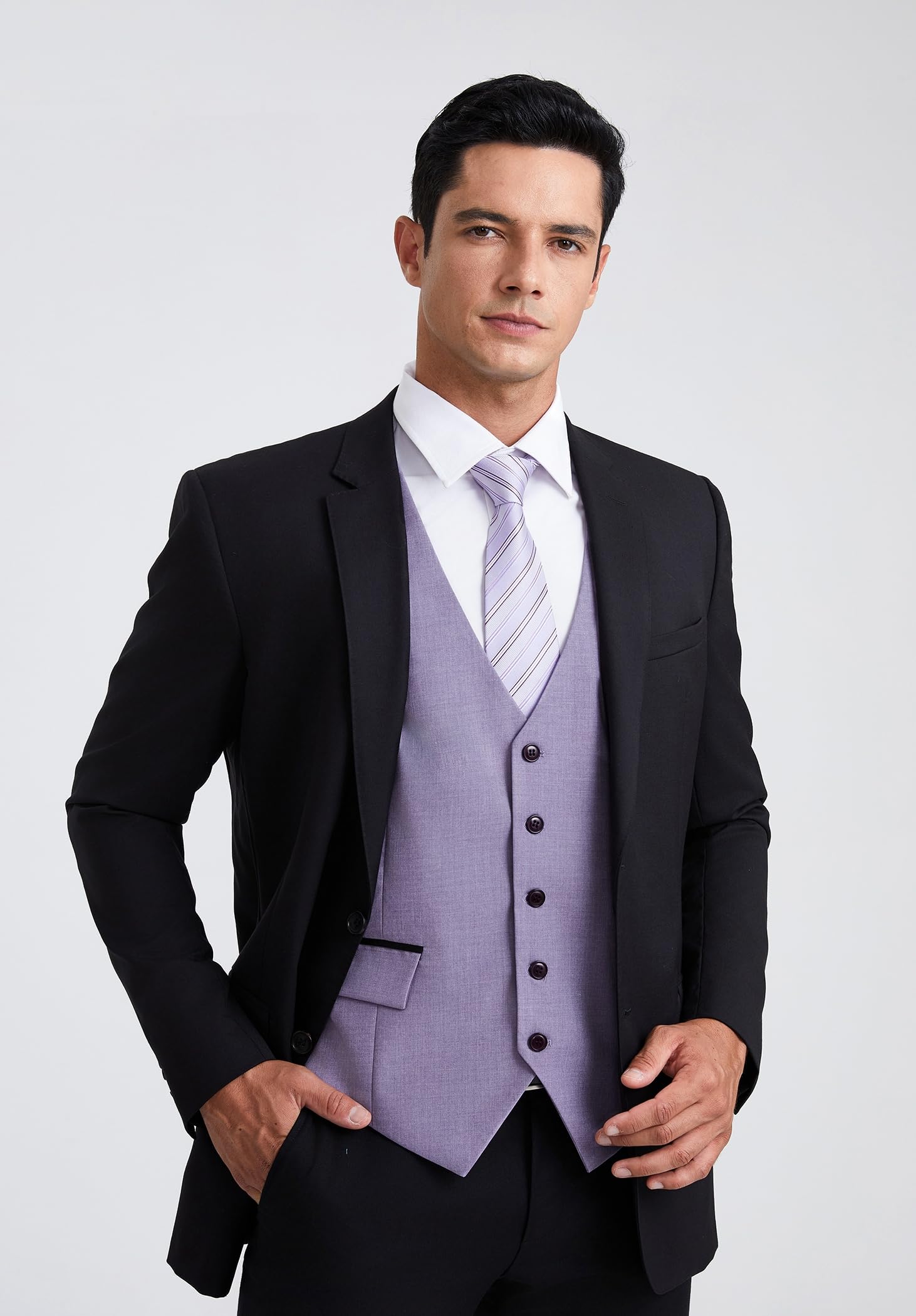 Gilet Costume Homme Pourpre-L D