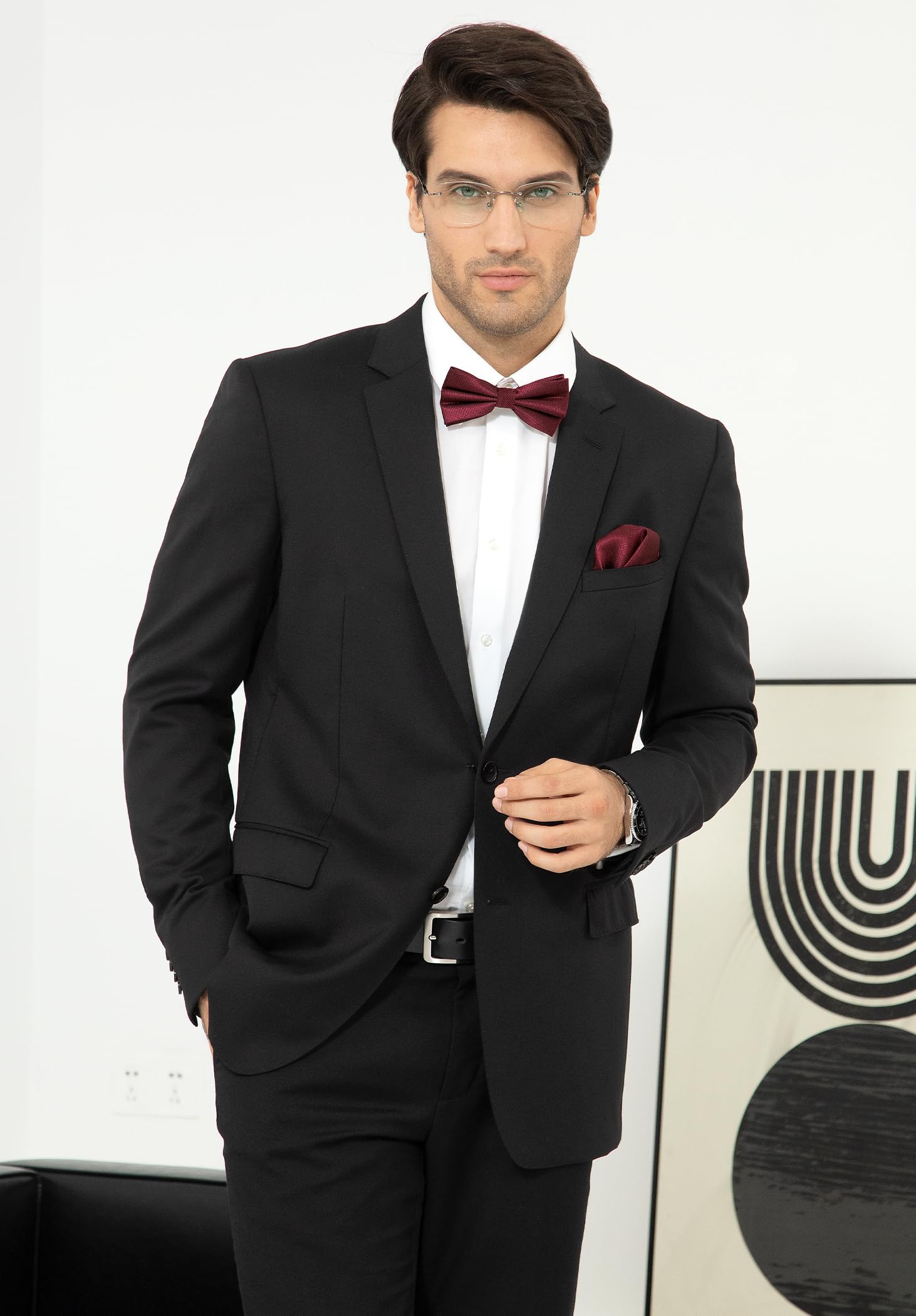 Nœud Papillon C Bordeaux-3 G