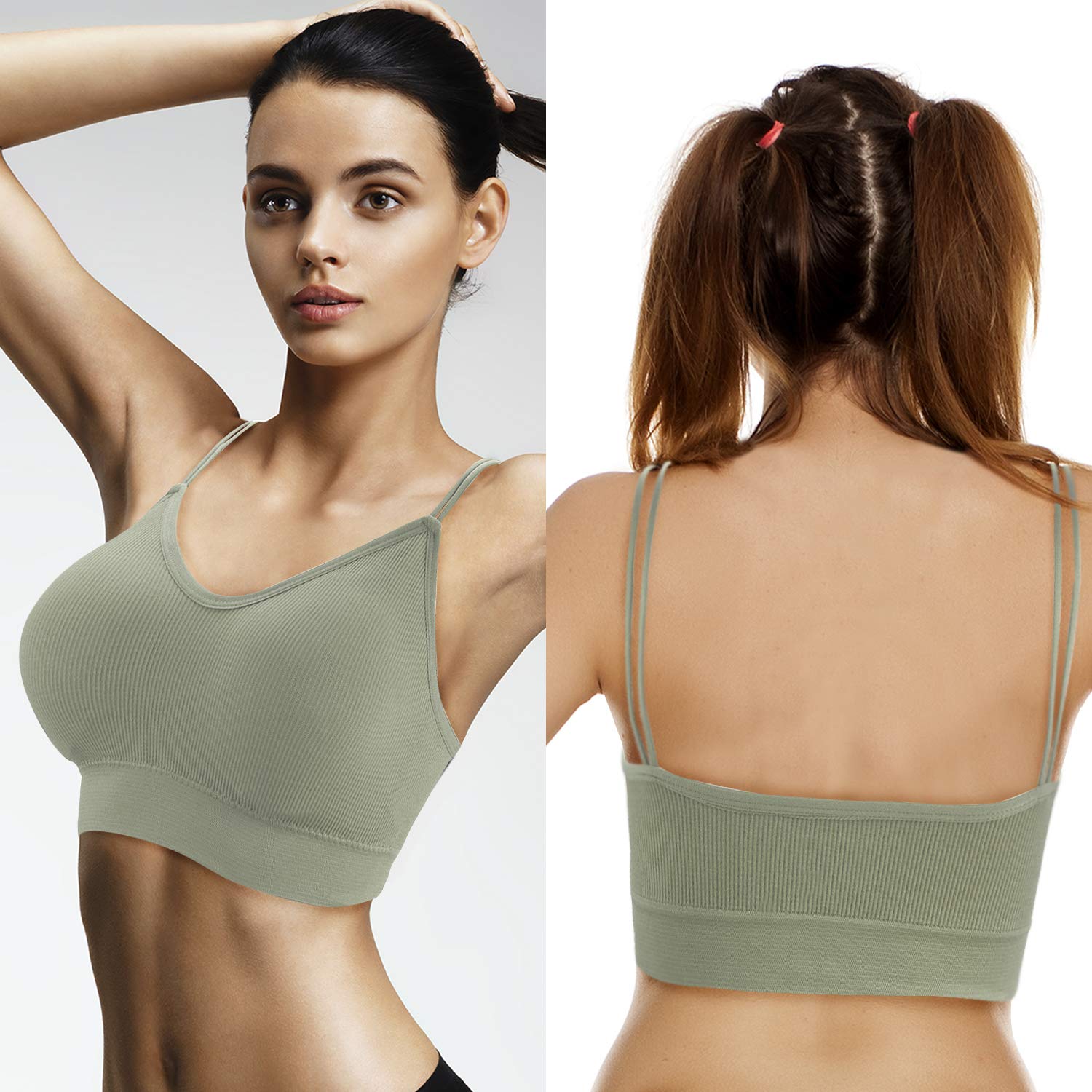 Lot de 5 Bralettes Rembourrées 5-Mélangées F