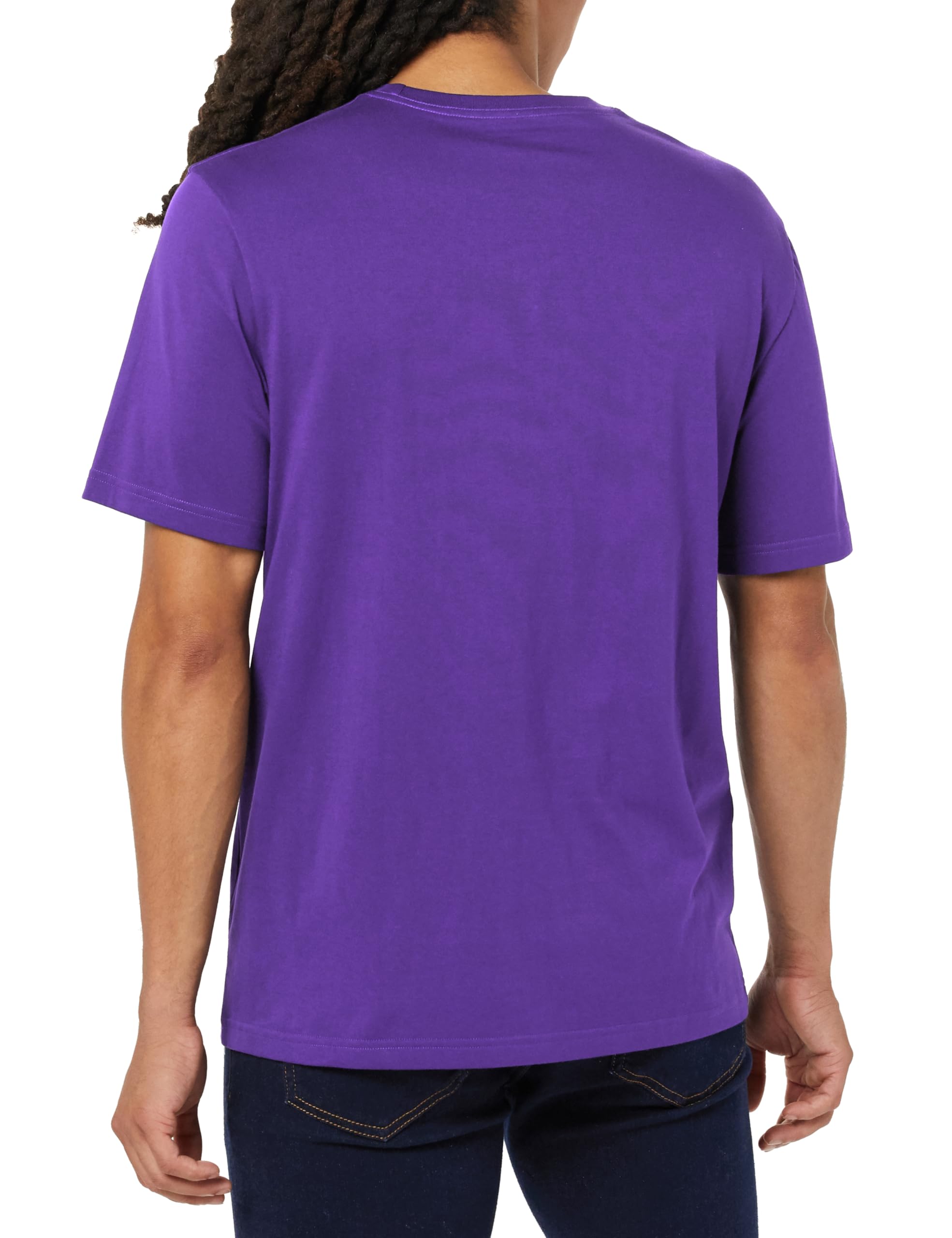 T-shirt Homme Confortable Noir Violet Foncé I