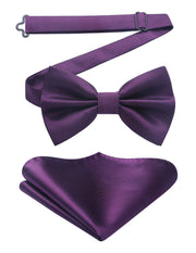 Nœud Papillon H Mauve Violet-2 G
