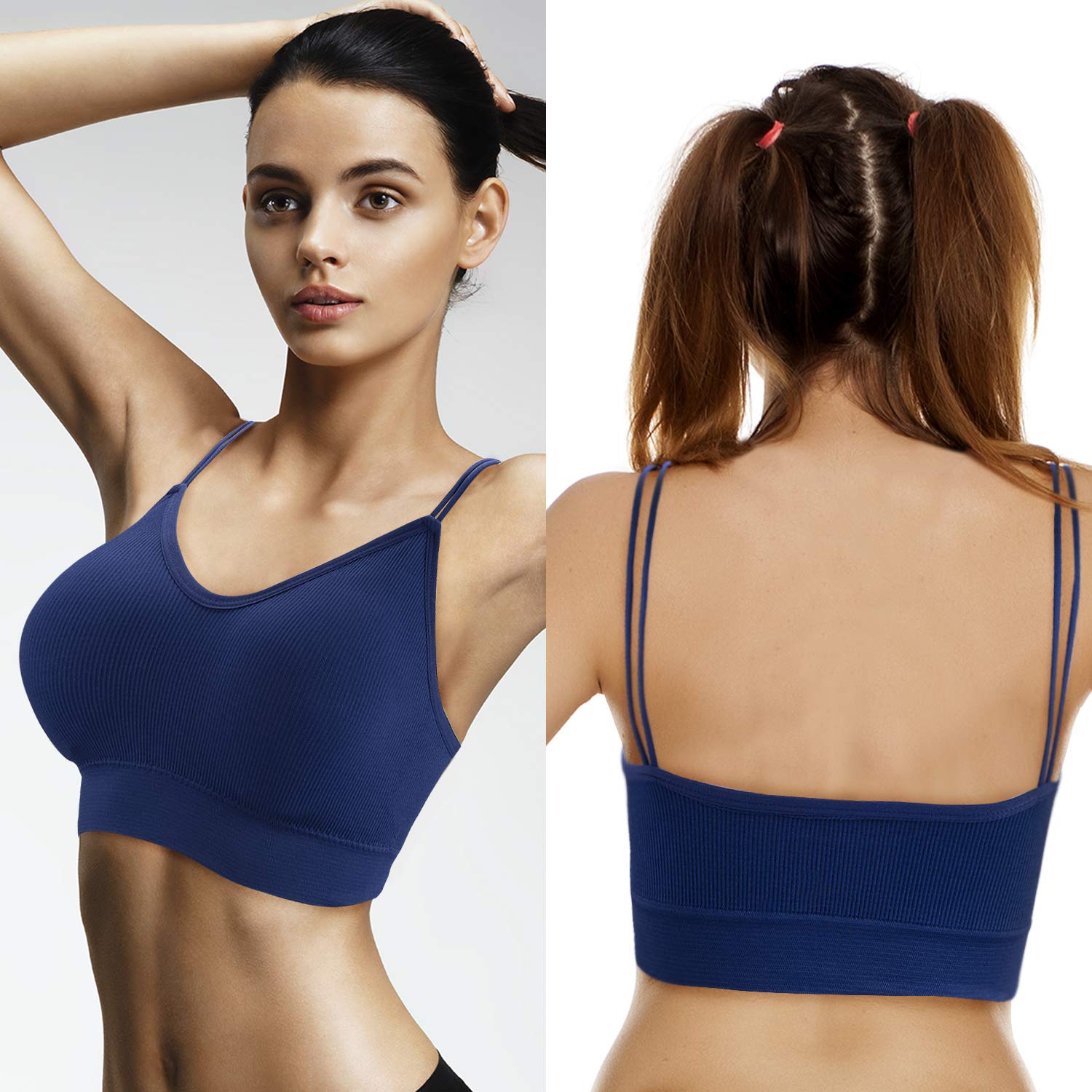 Lot de 5 Bralettes Rembourrées 6-Mélangées F