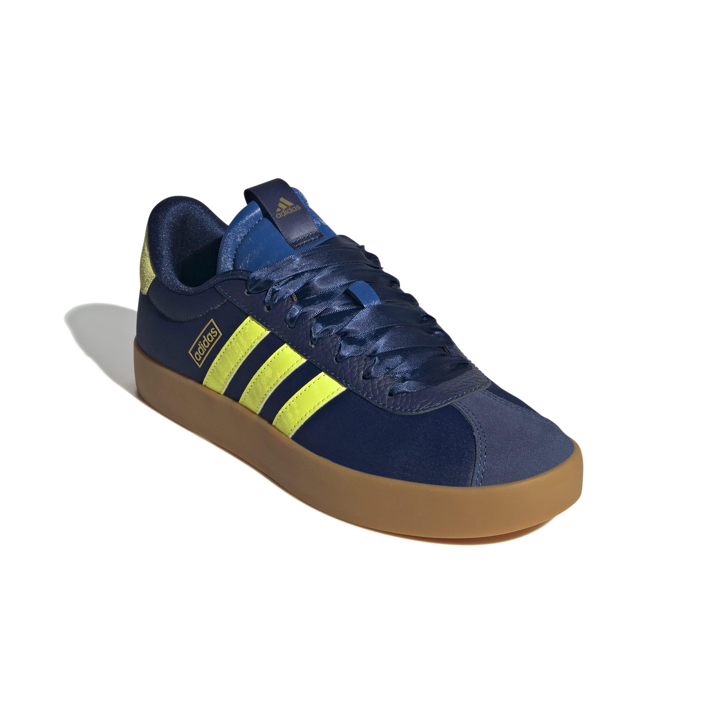 Adidas VL Court 3.0 Femme Dark Blue Hi Res Yellow Gold Met F