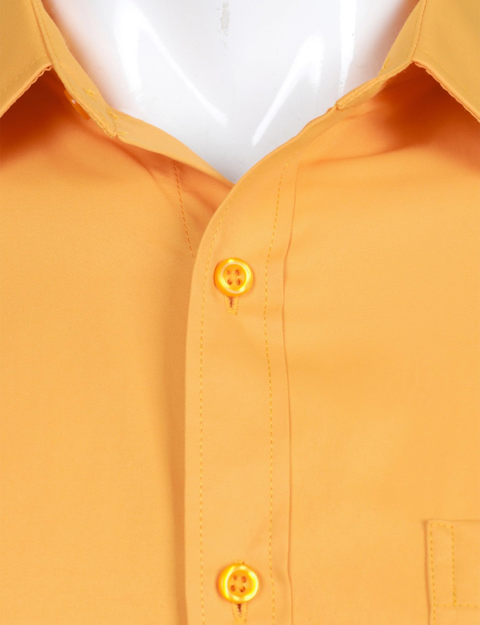 Chemise Homme Coupe Ajustée Or Jaune B