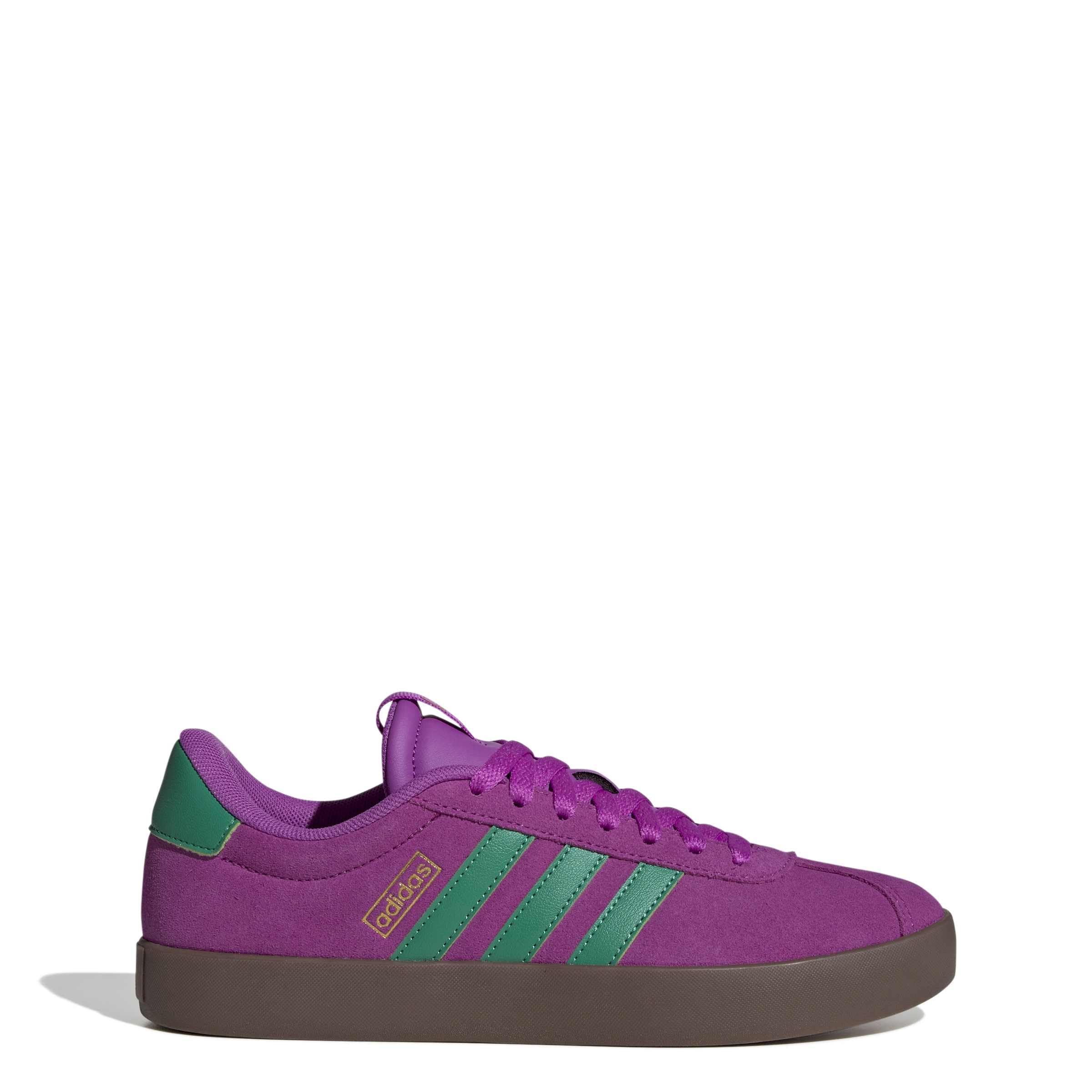 Adidas VL Court 3.0 Femme Purple Burst Court Green Gold Met F