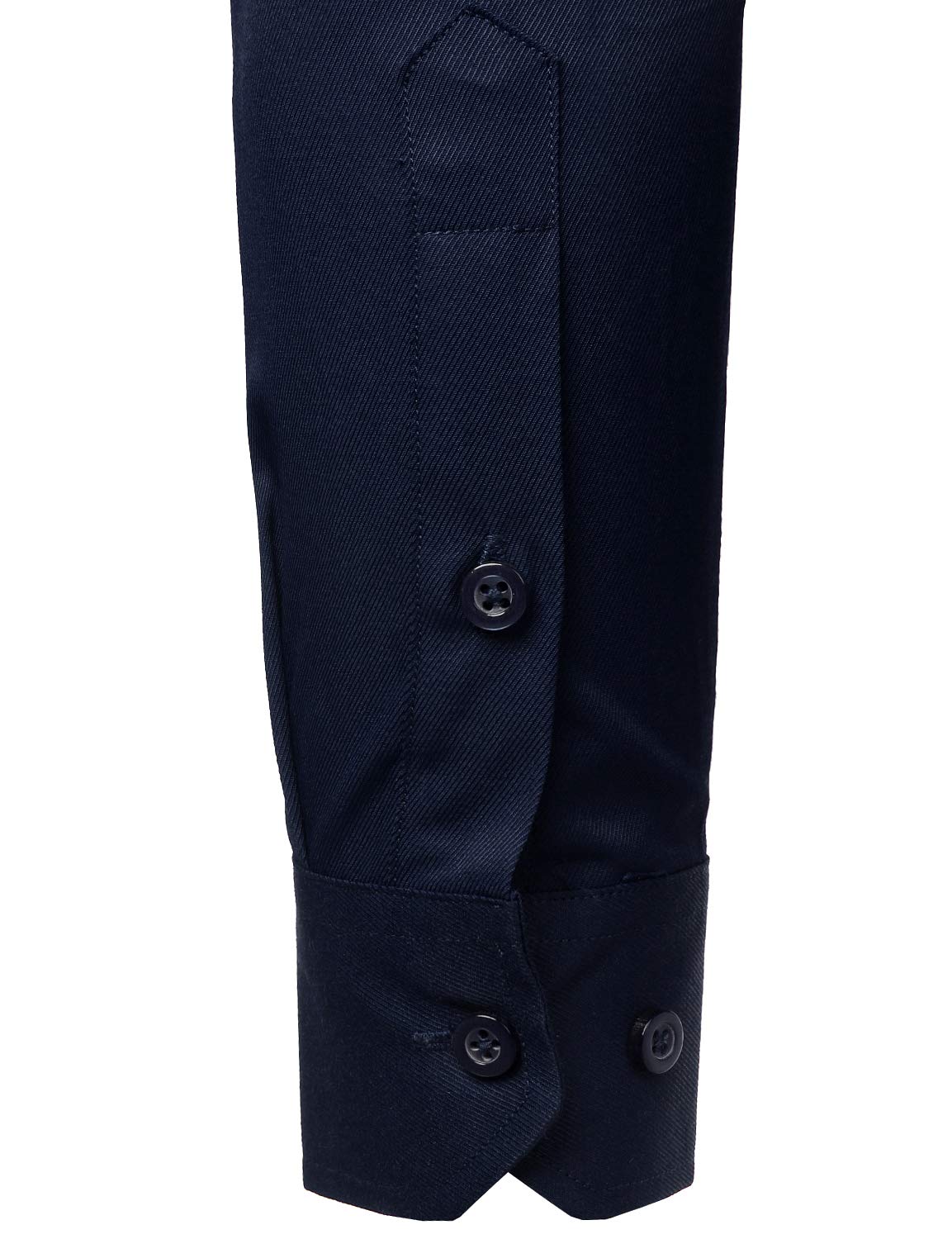 Chemise Homme Coupe Ajustée Micro Sergé Bleu Marine B