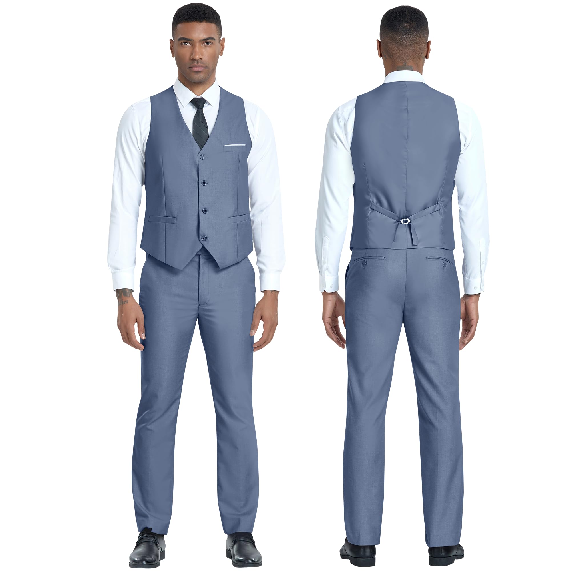 Costume Homme 3 Pièces Bleu Jean H