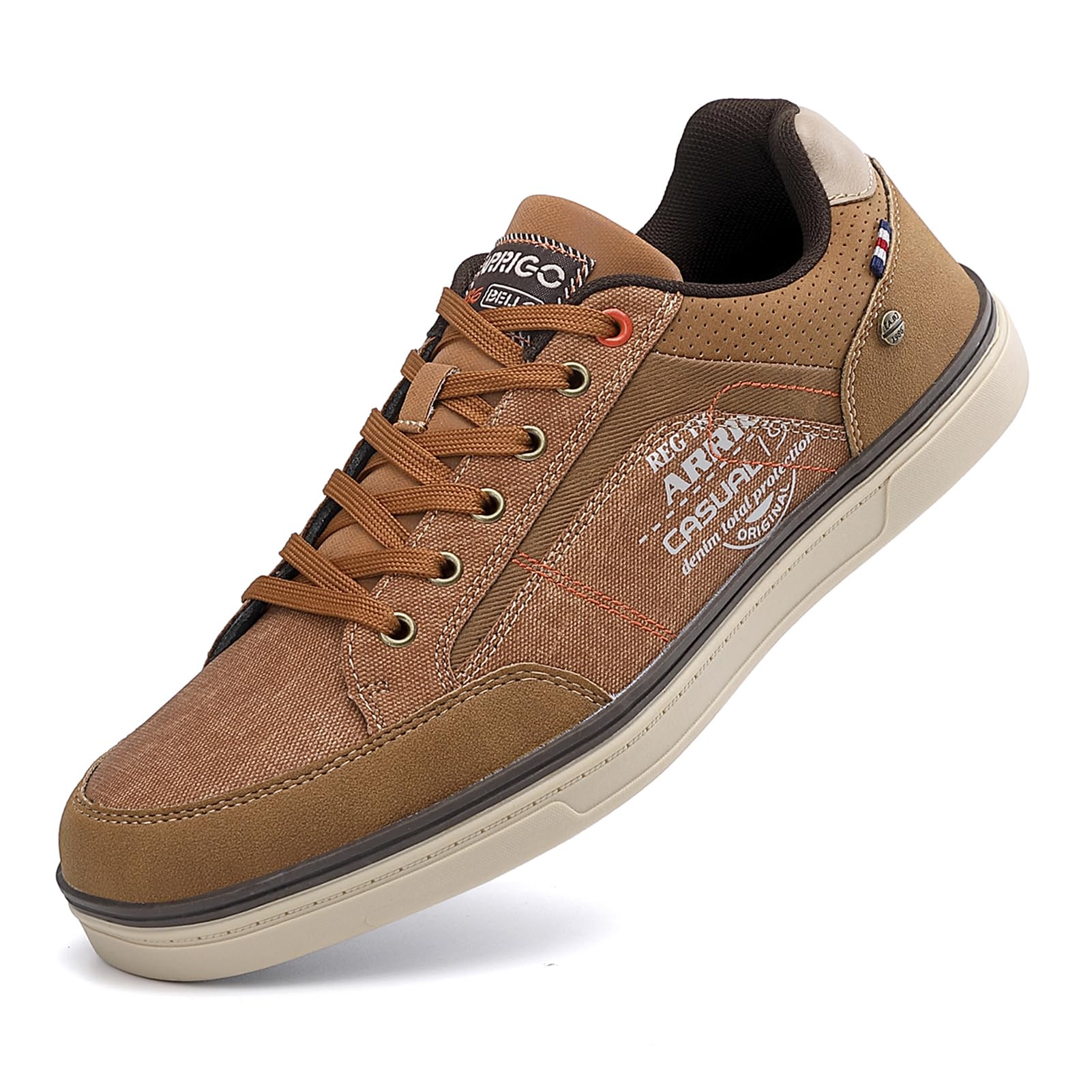 Baskets Homme Ville Casual D Marron H