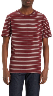 T-Shirt Levi’s Original Trailhead Strip Red Mohagany H