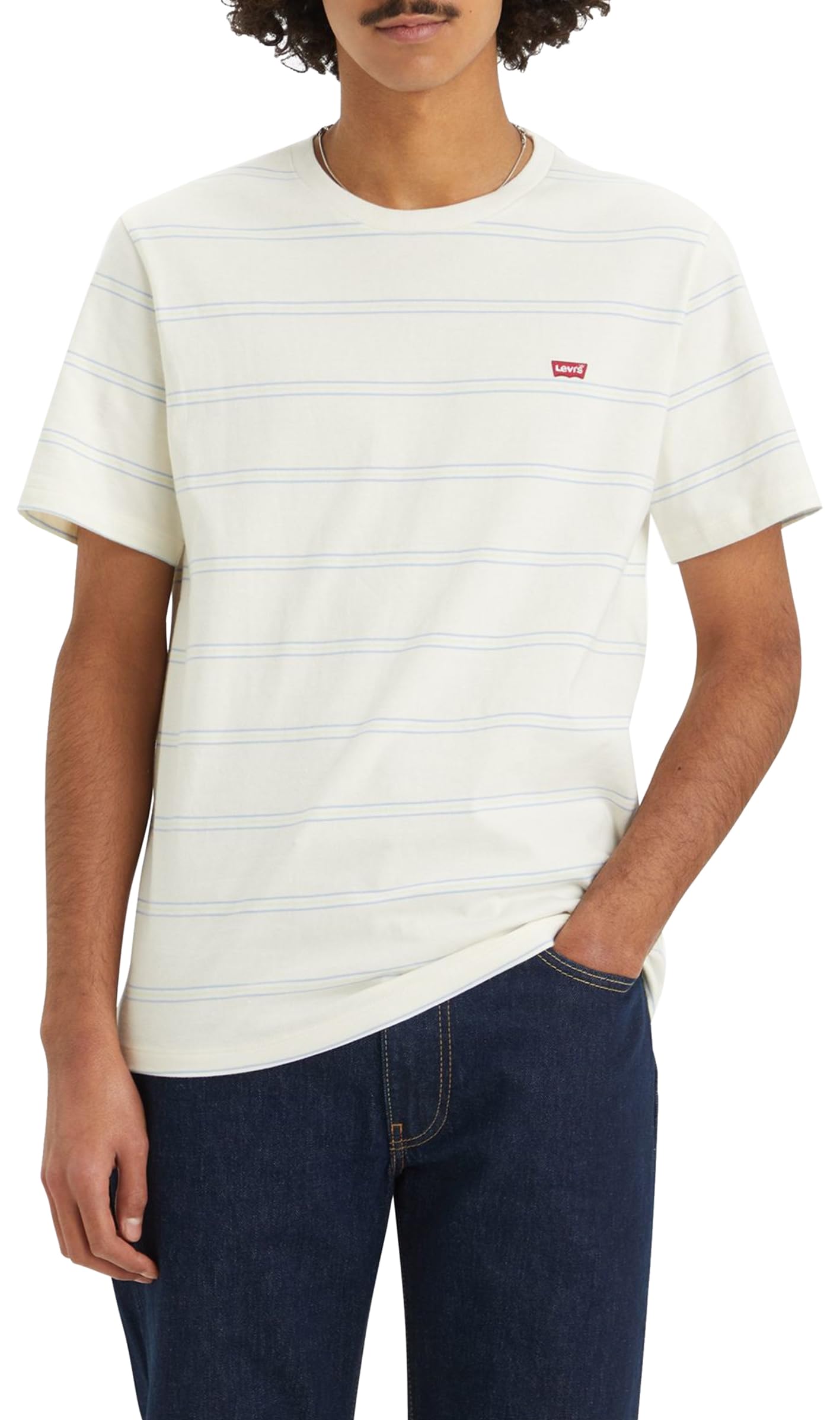 T-Shirt Levi’s Original Seaside Stripe Egret Jersey H