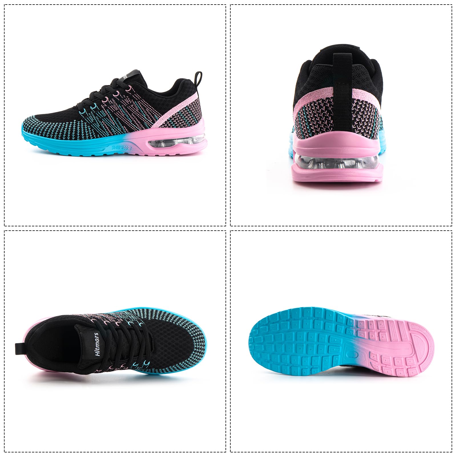 Baskets Running Femme Rose Bleu G