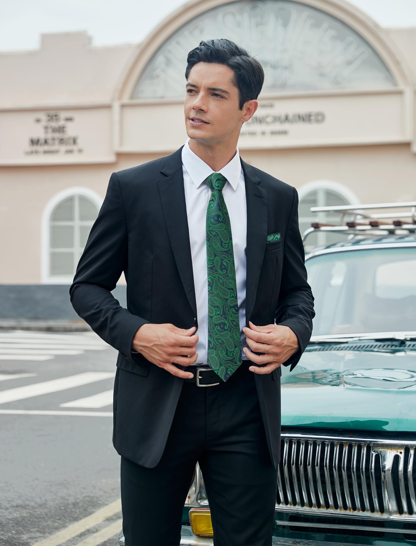 Lot 3 PCS Cravates Homme 6HT-3S E