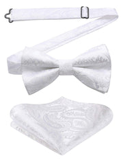 Nœud Papillon W Blanc-1 G